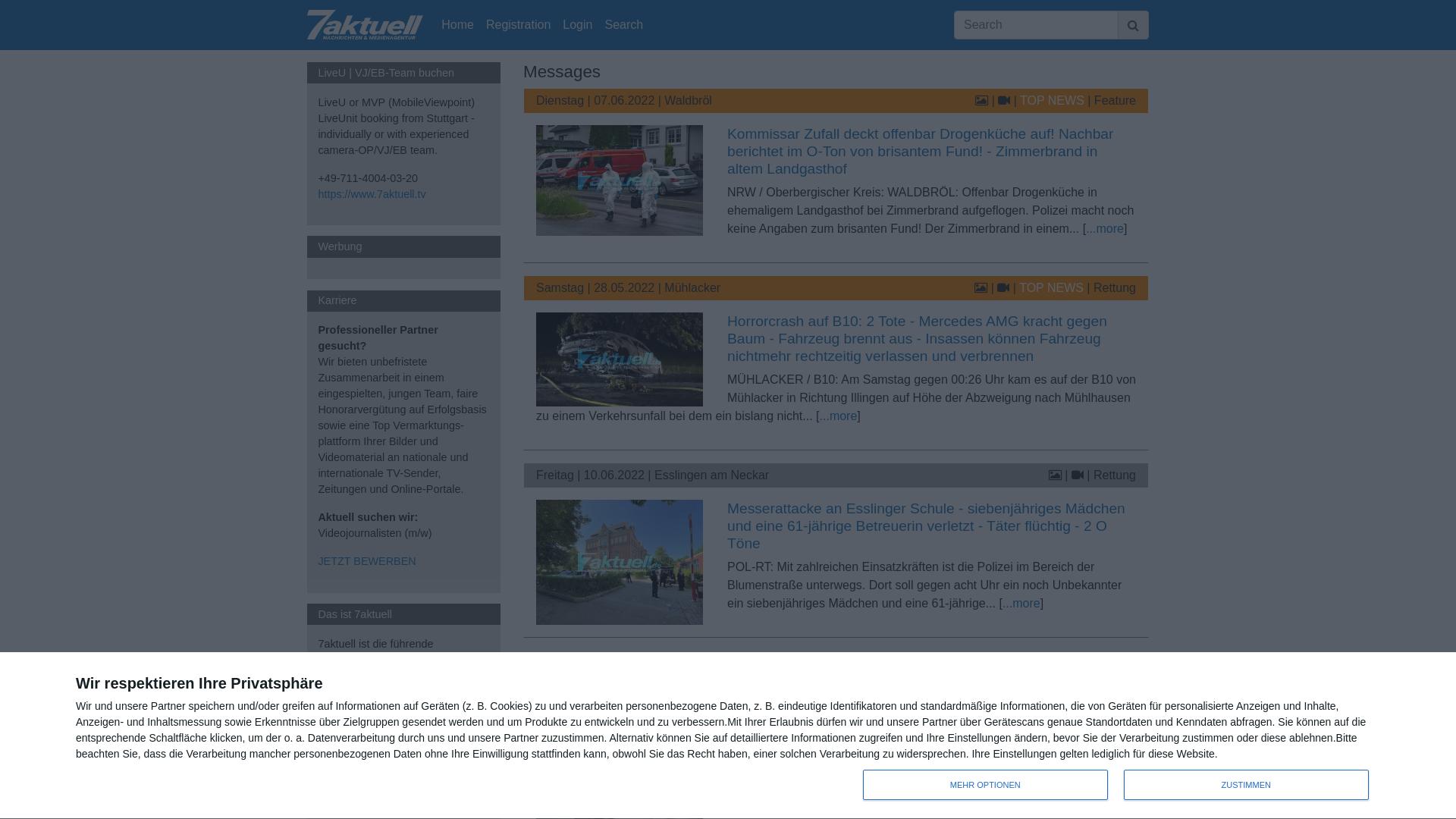 Website User Bewertung zu 7aktuell.de