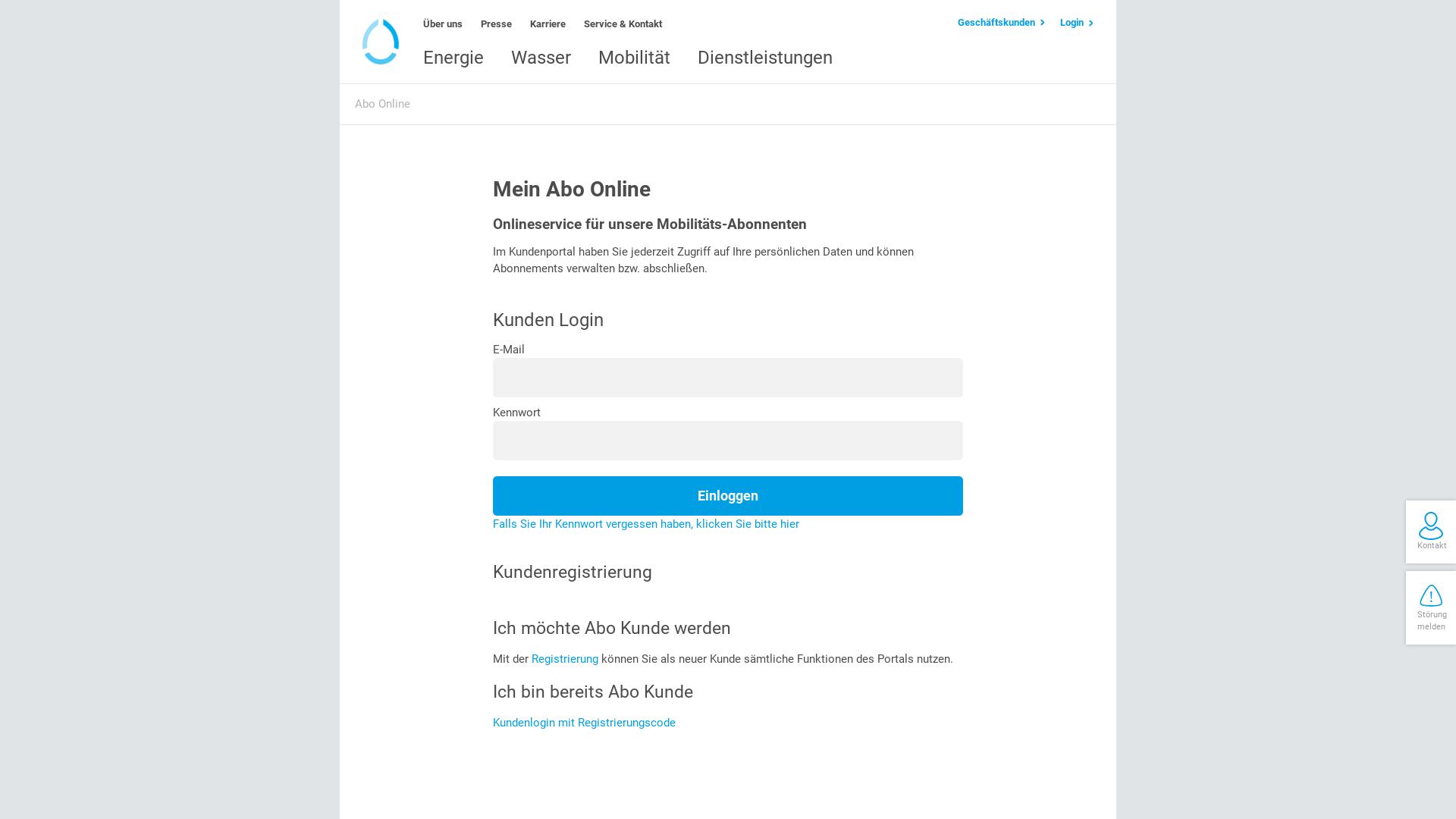 Website User Bewertung zu abo.sw-augsburg.de