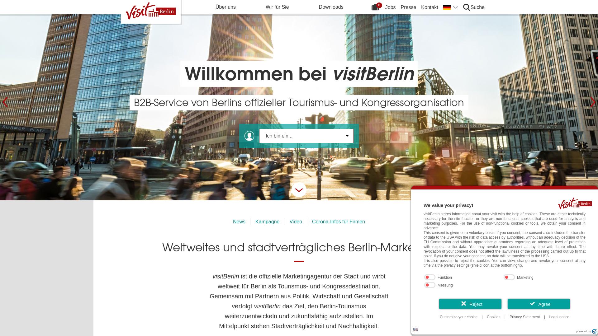 Website User Bewertung zu about.visitberlin.de