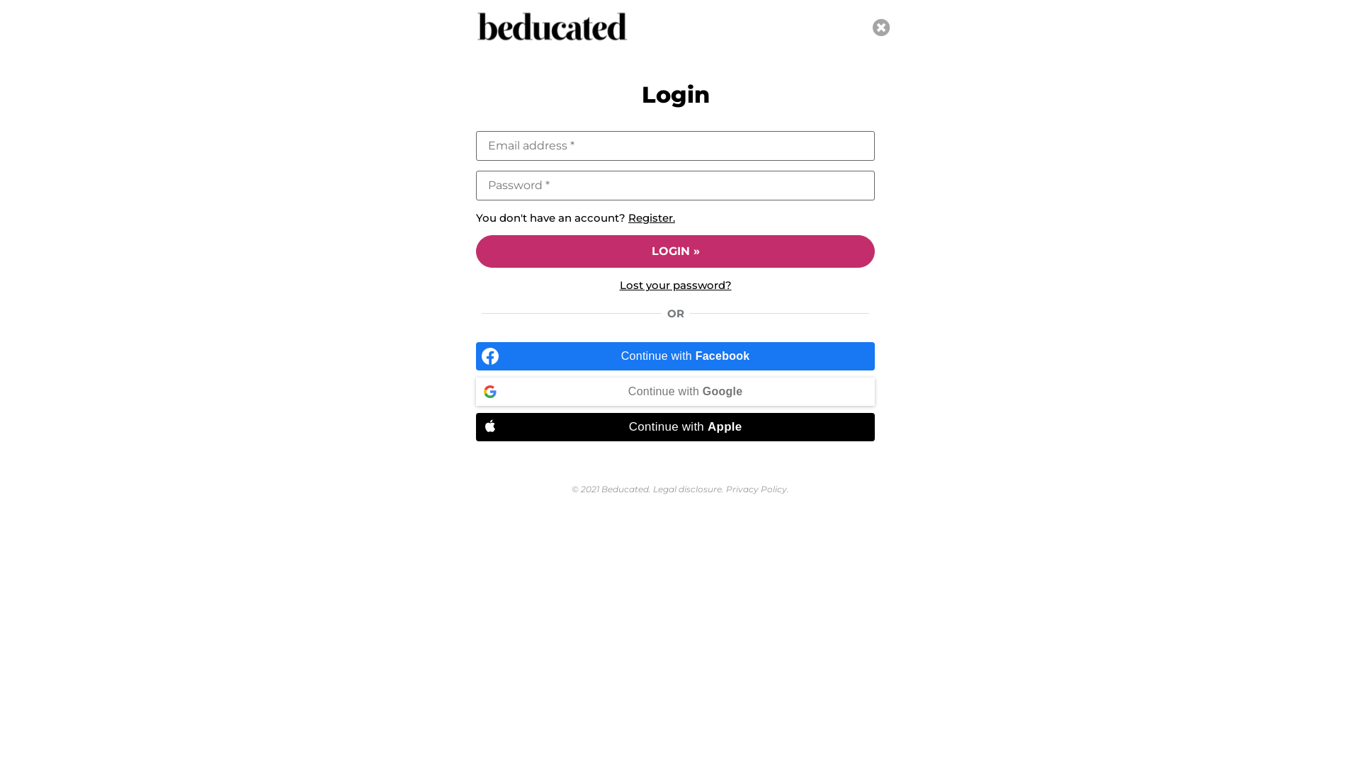 Website User Bewertung zu app.beducated.com