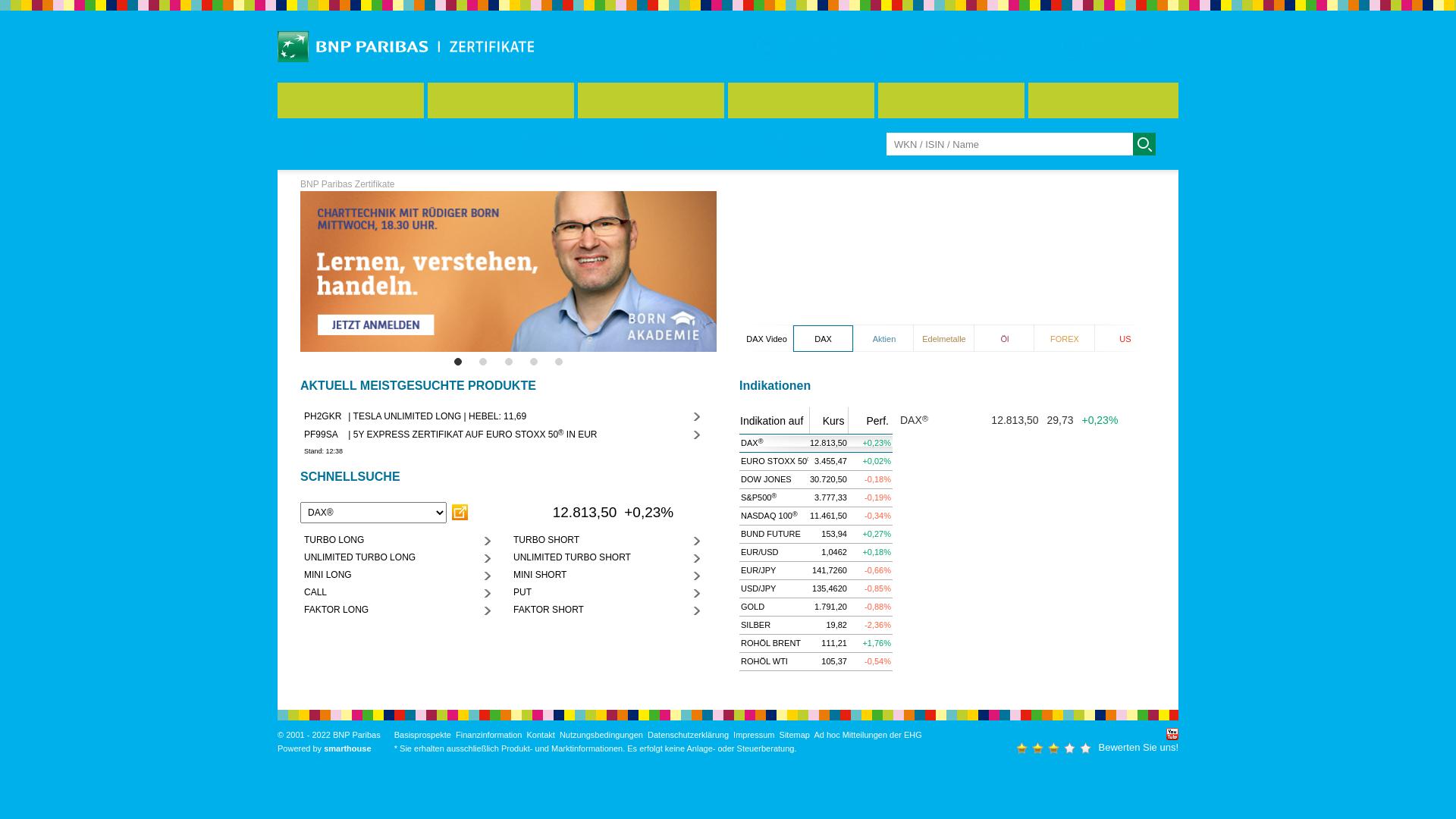 Website User Bewertung zu archiv.derivate.bnpparibas.com