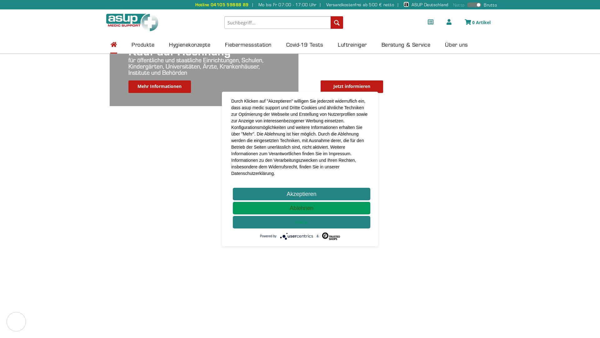 Website User Bewertung zu asup-medicsupport.de