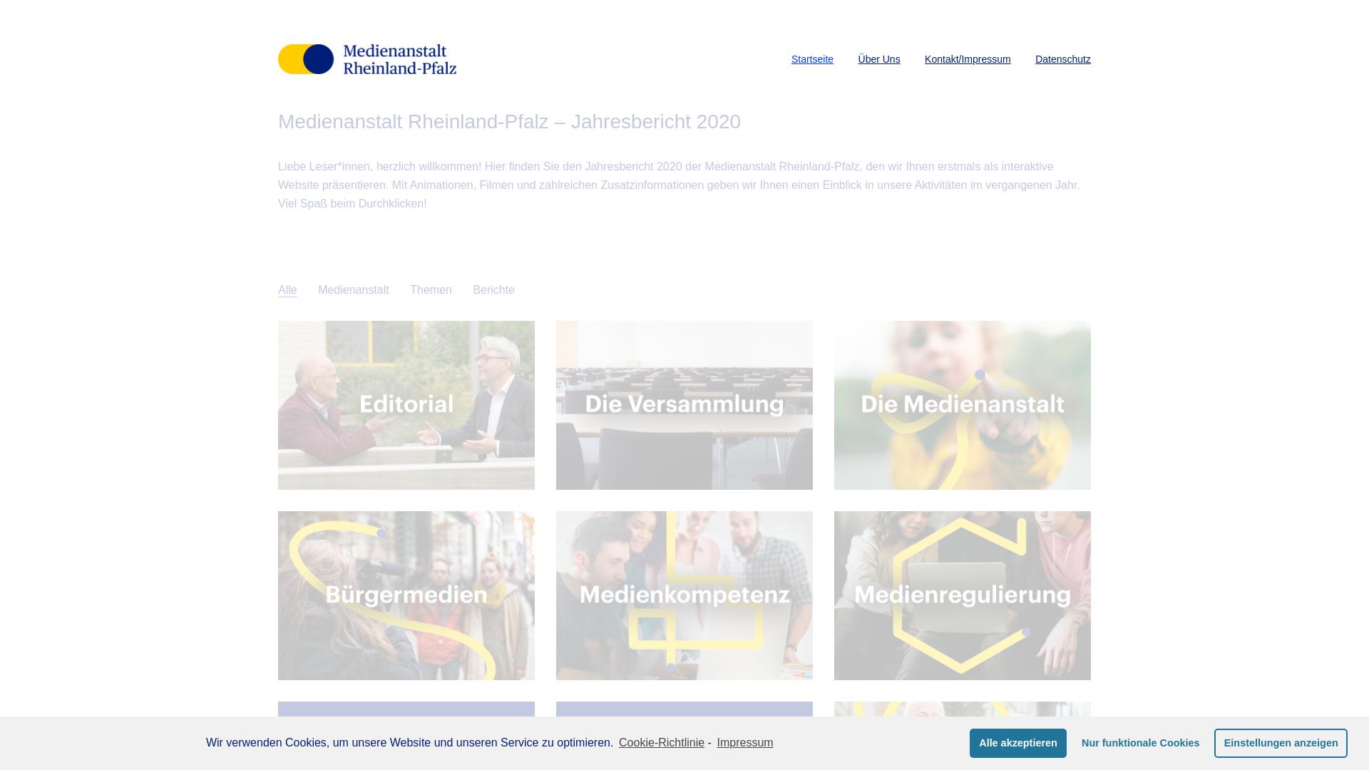 Website User Bewertung zu bericht2020.medienanstalt-rlp.de