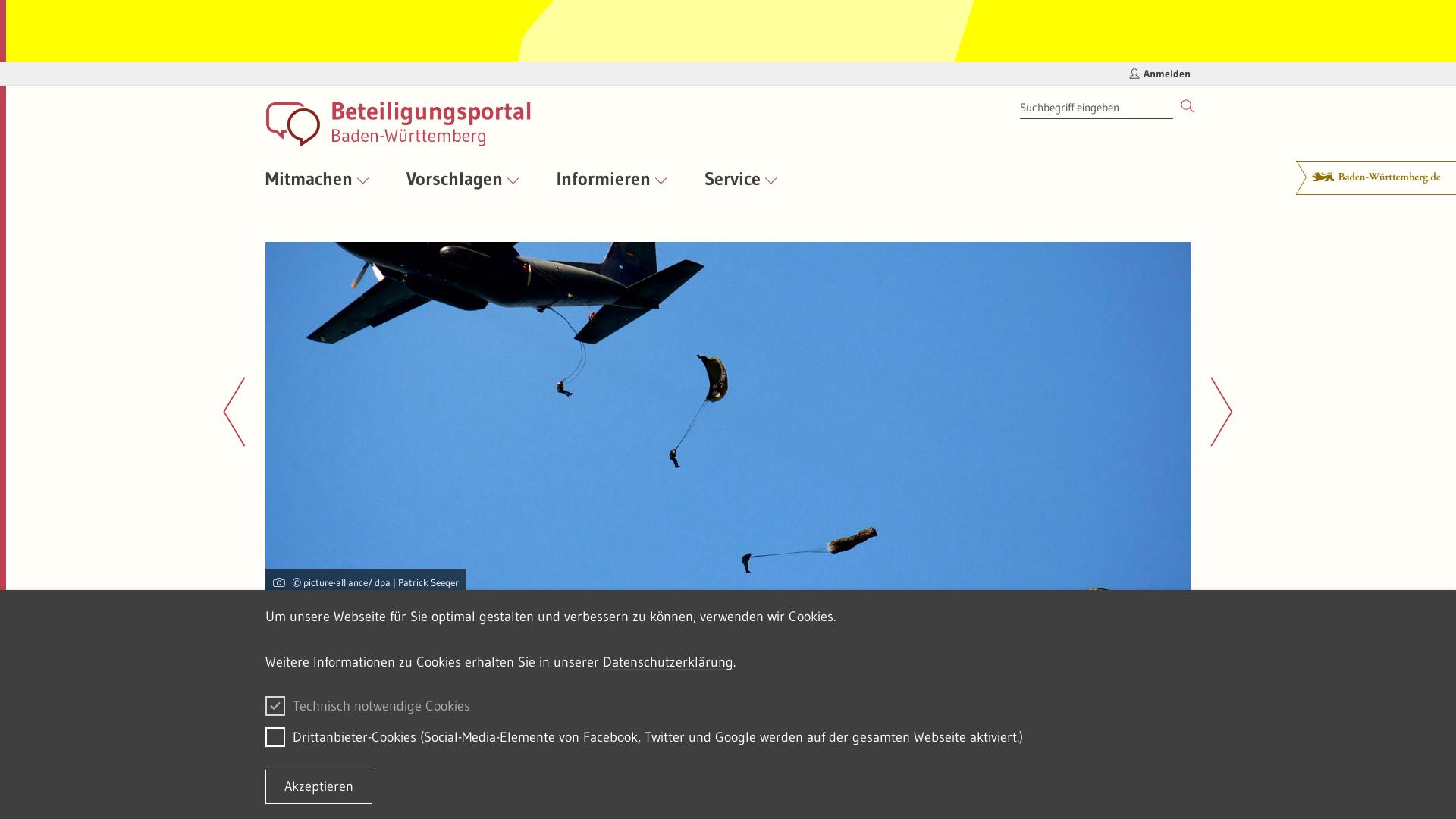 Website User Bewertung zu beteiligungsportal.baden-wuerttemberg.de