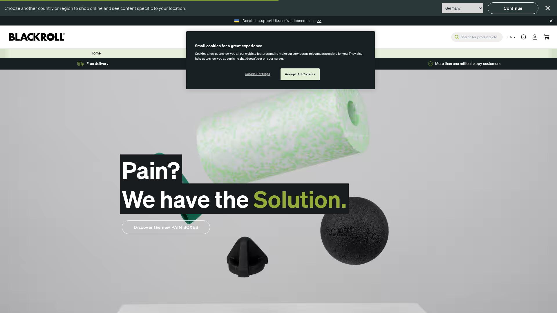 Website User Bewertung zu blackroll.com