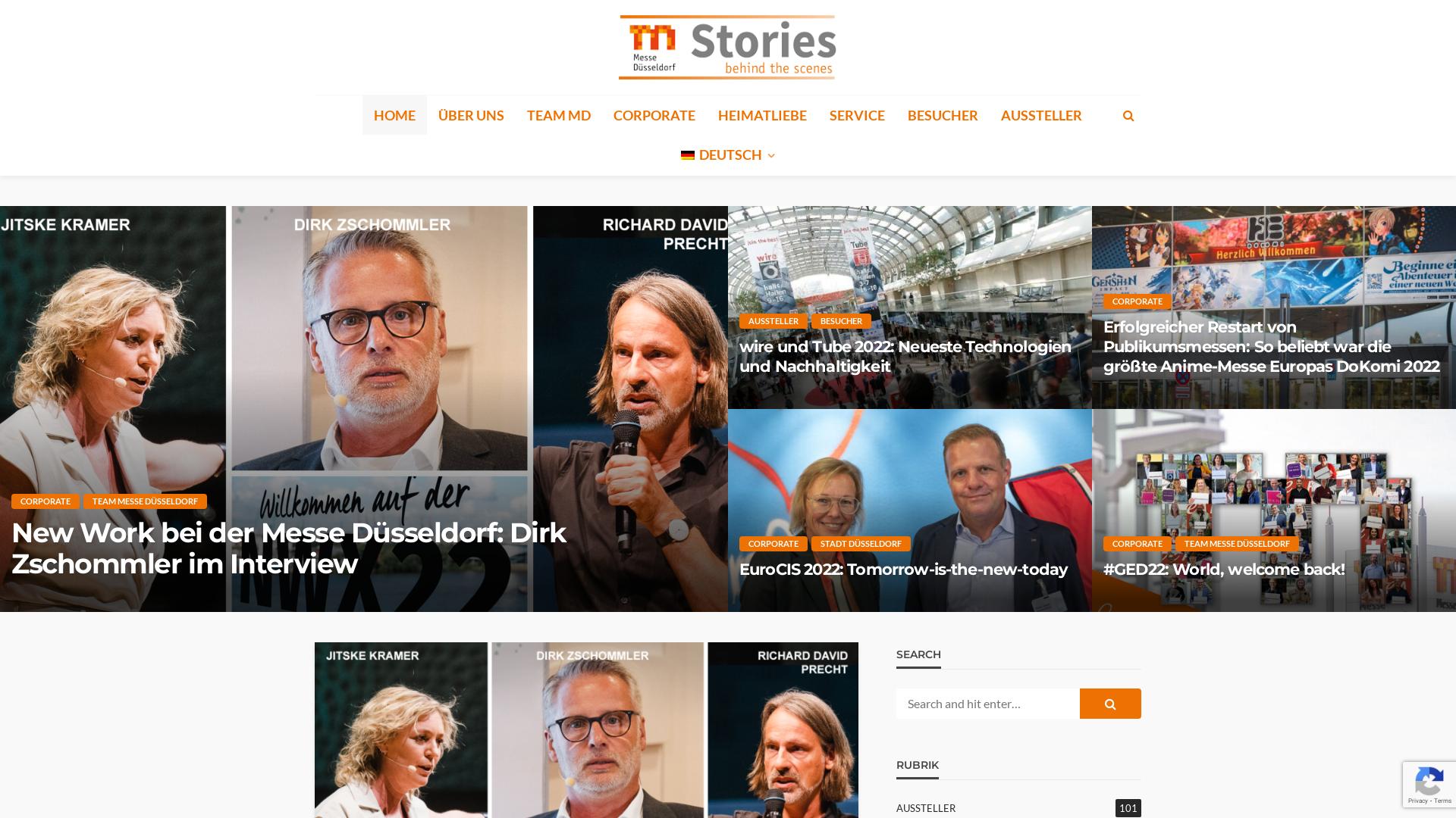 Website User Bewertung zu blog.messe-duesseldorf.de