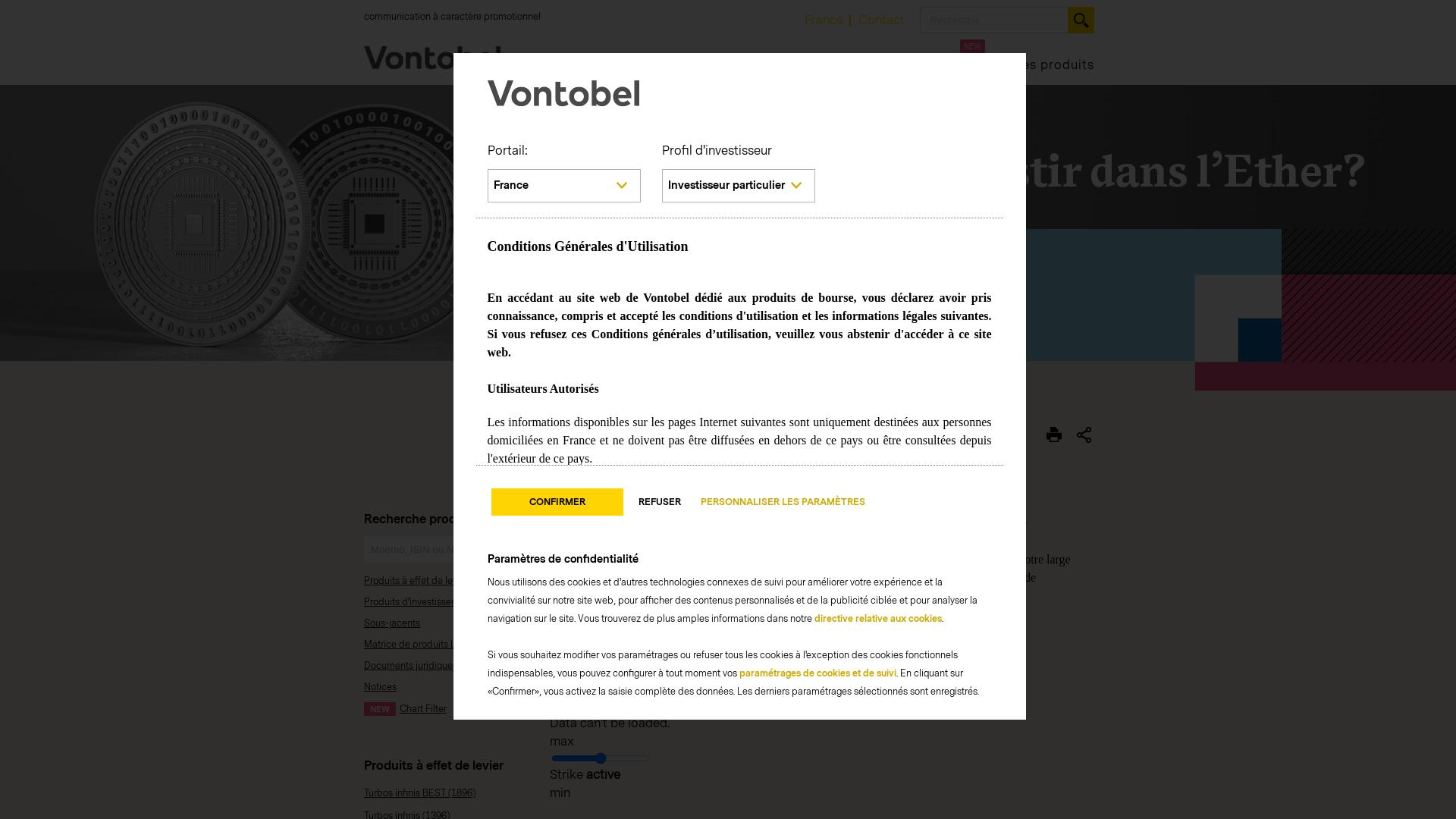 Website User Bewertung zu bourse.vontobel.com