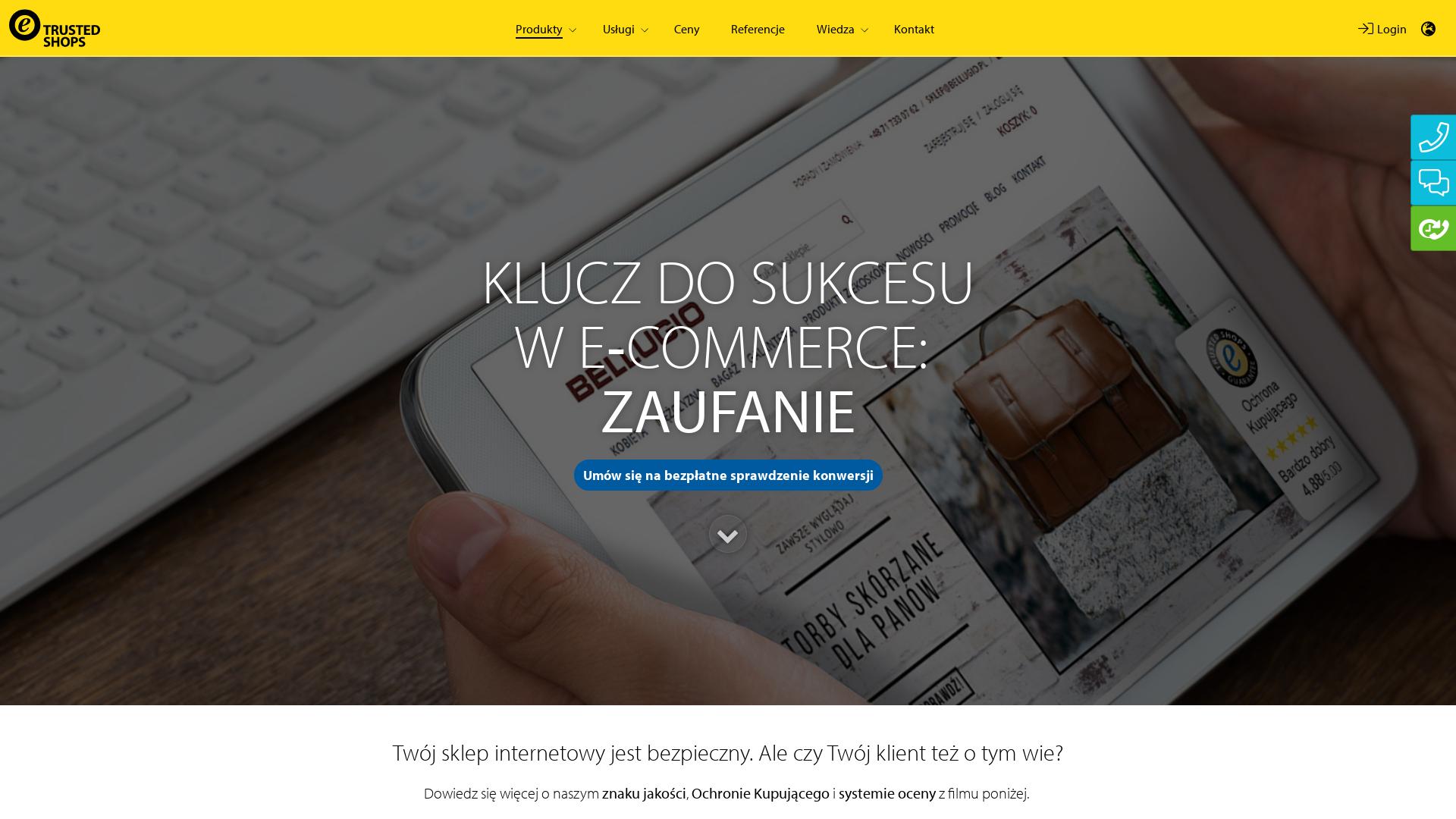 Website User Bewertung zu business.trustedshops.pl