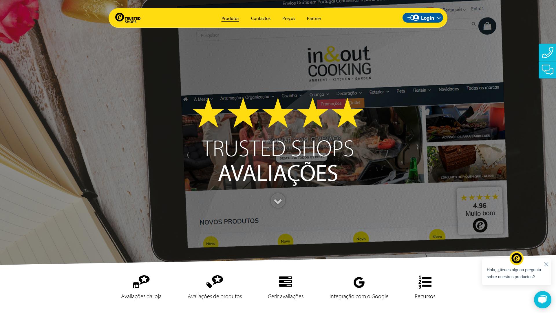 Website User Bewertung zu business.trustedshops.pt