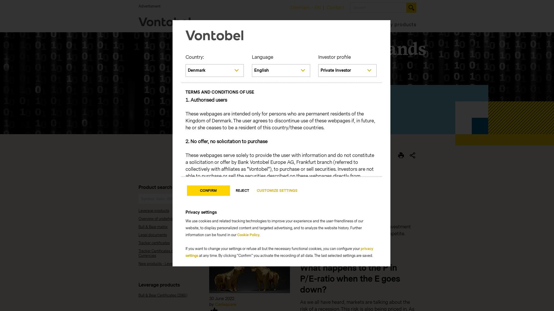 Website User Bewertung zu certifikater.vontobel.com