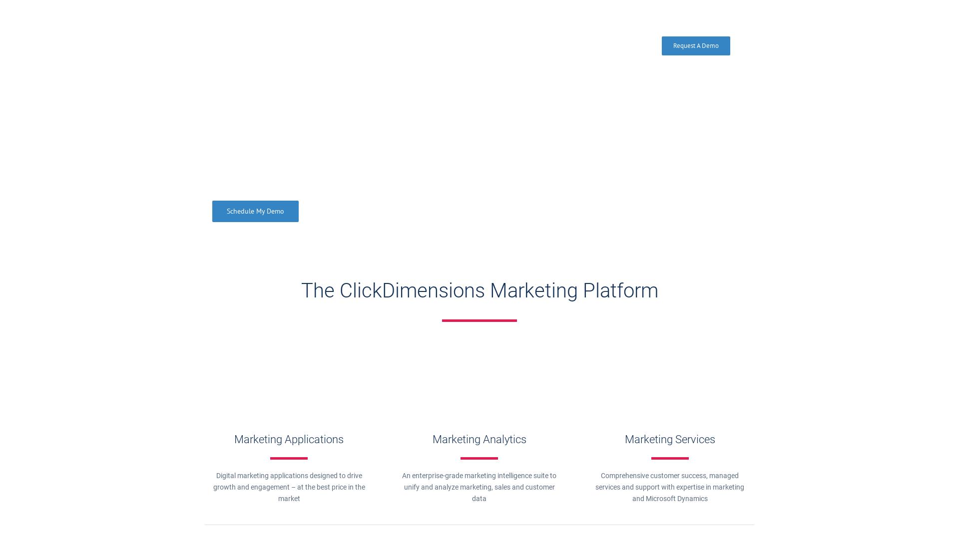 Website User Bewertung zu clickdimensions.com