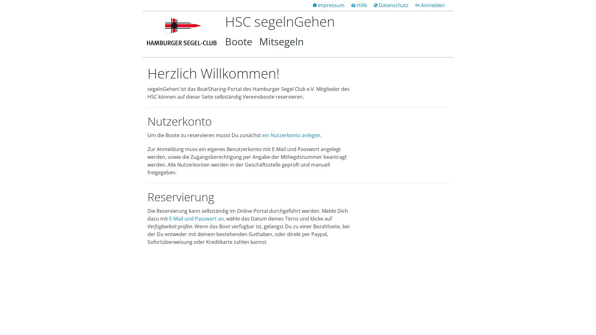 Website User Bewertung zu clubboote.hamburger-segel-club.de