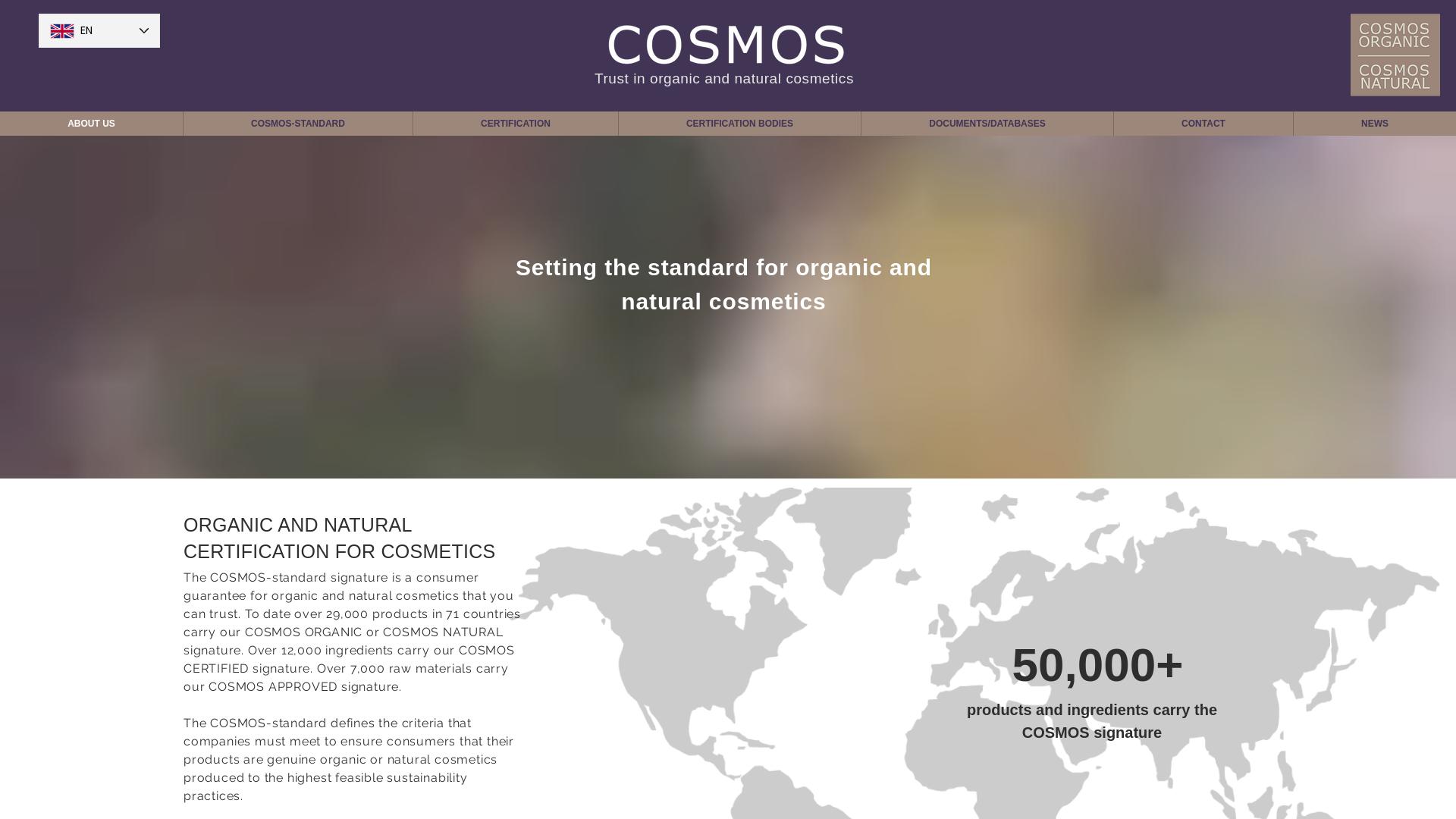 Website User Bewertung zu cosmos-standard.org
