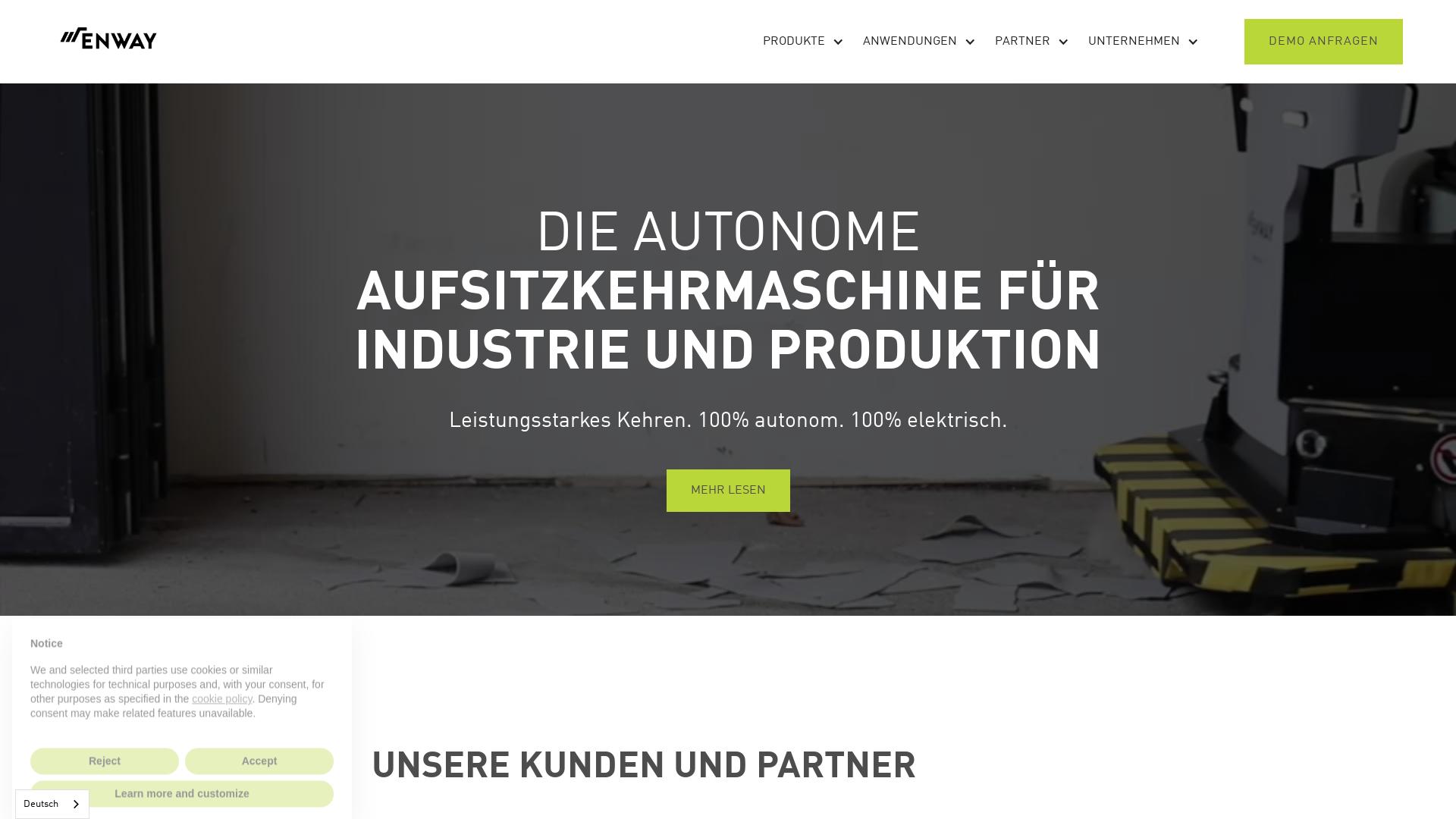 Website User Bewertung zu de.enway.ai