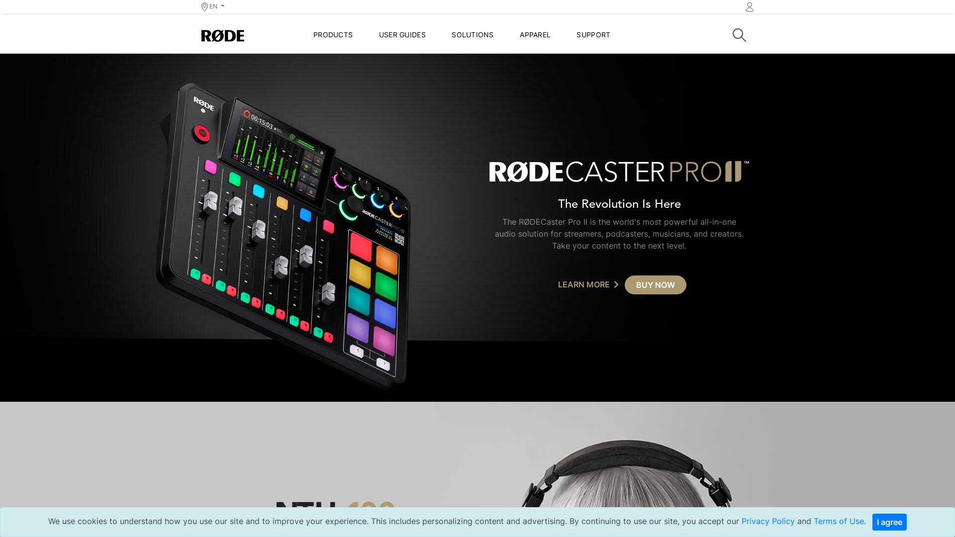 Website User Bewertung zu de.rode.com