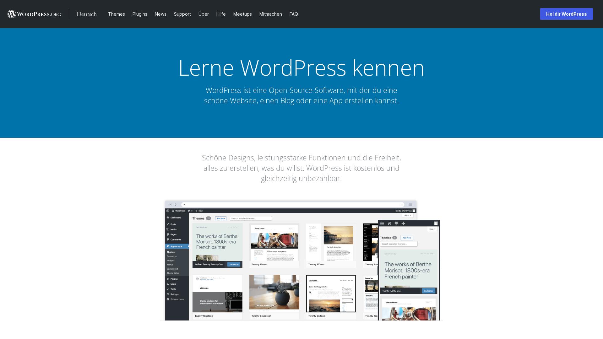Website User Bewertung zu de.wordpress.org