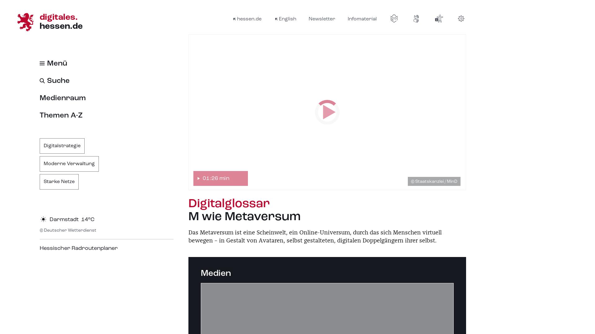 Website User Bewertung zu digitales.hessen.de