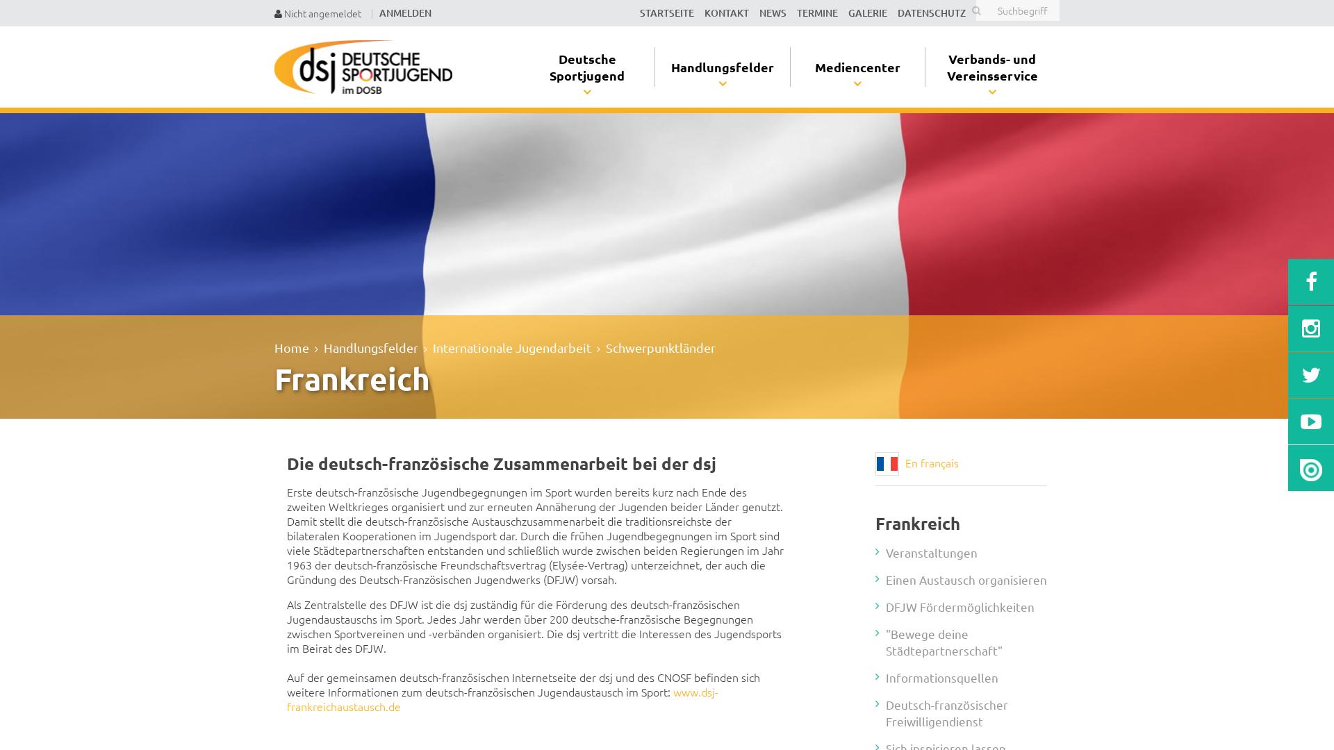 Website User Bewertung zu dsj-frankreichaustausch.de