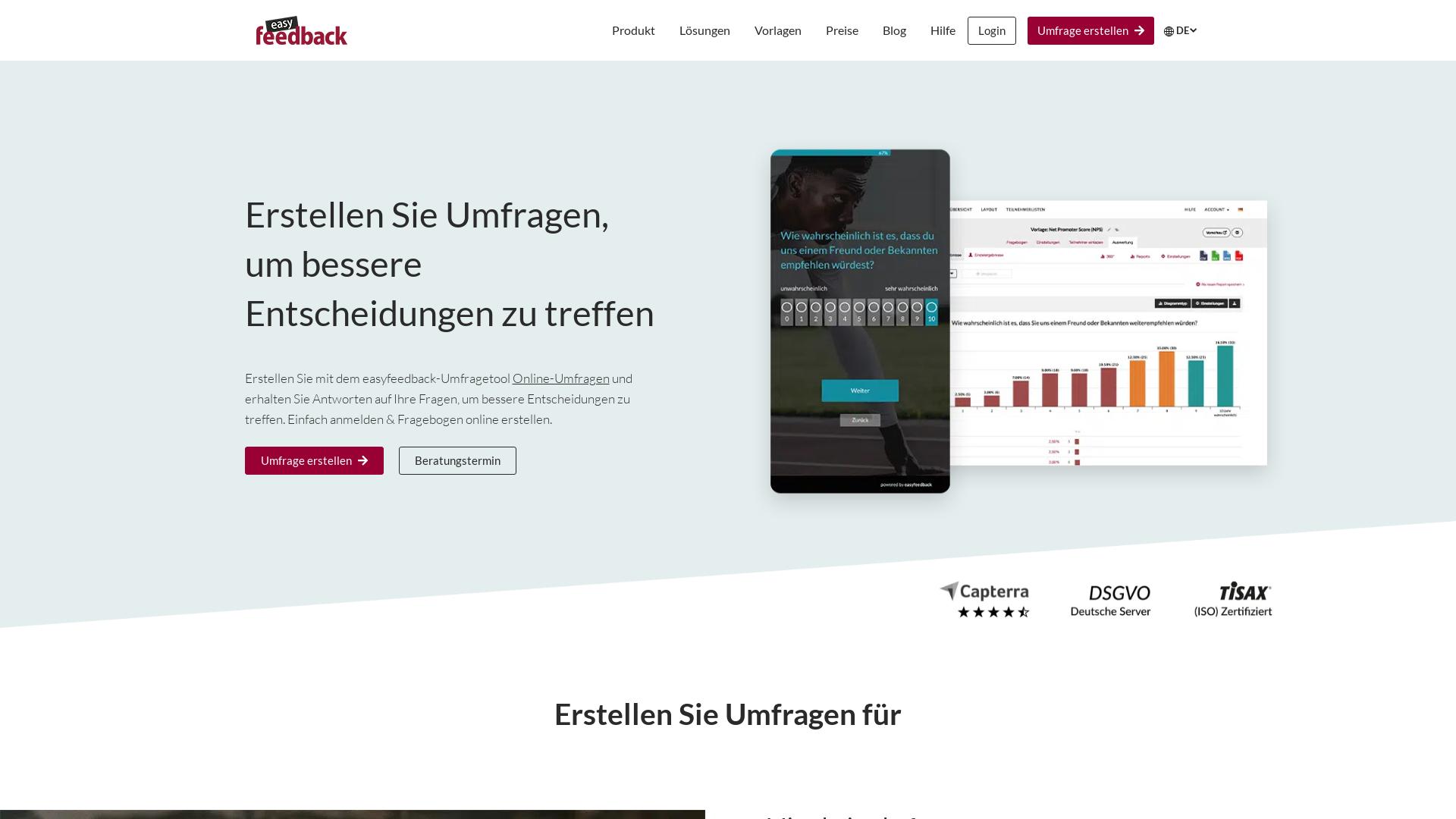 Website User Bewertung zu easy-feedback.de