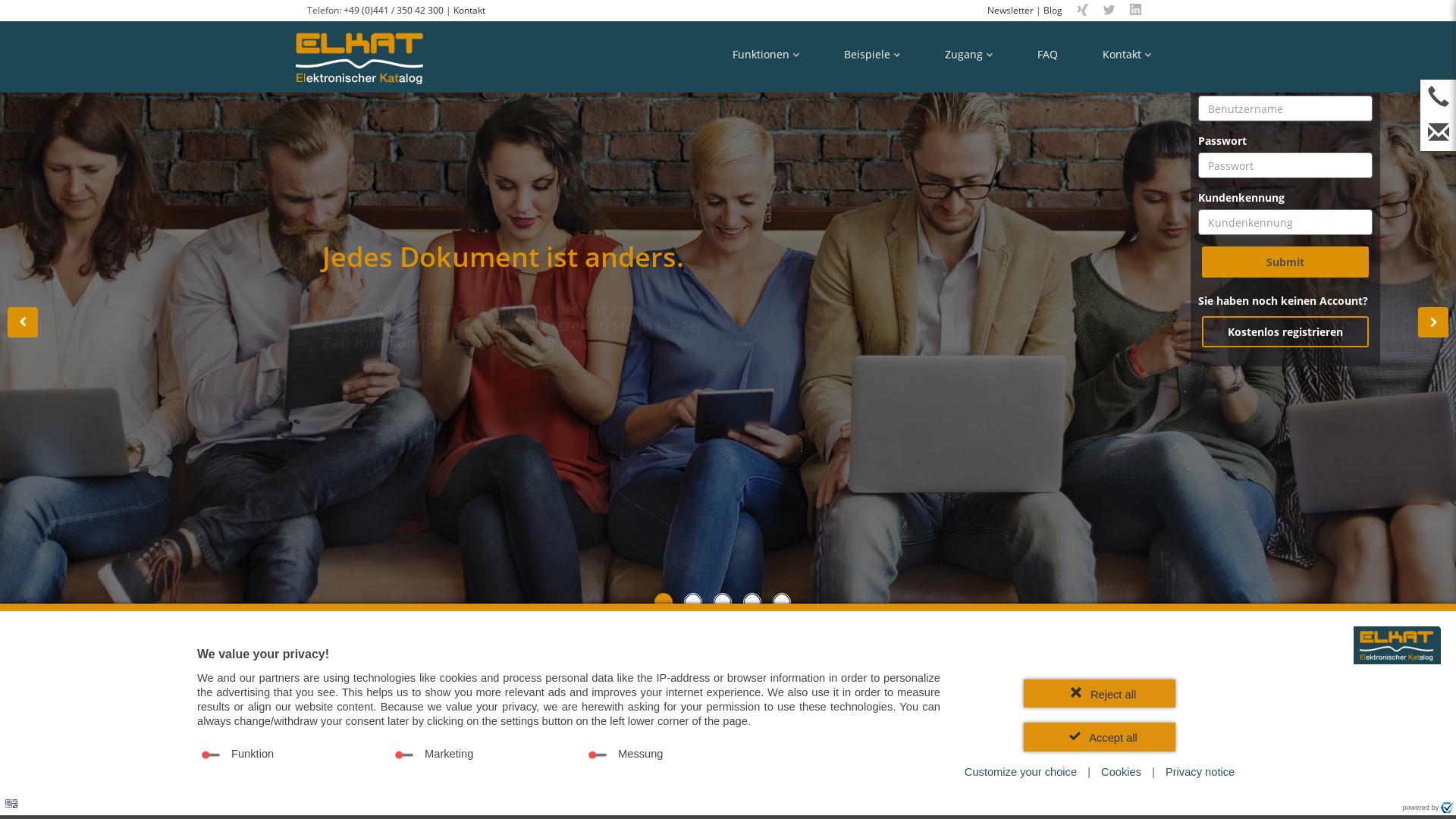 Website User Bewertung zu elkat.de