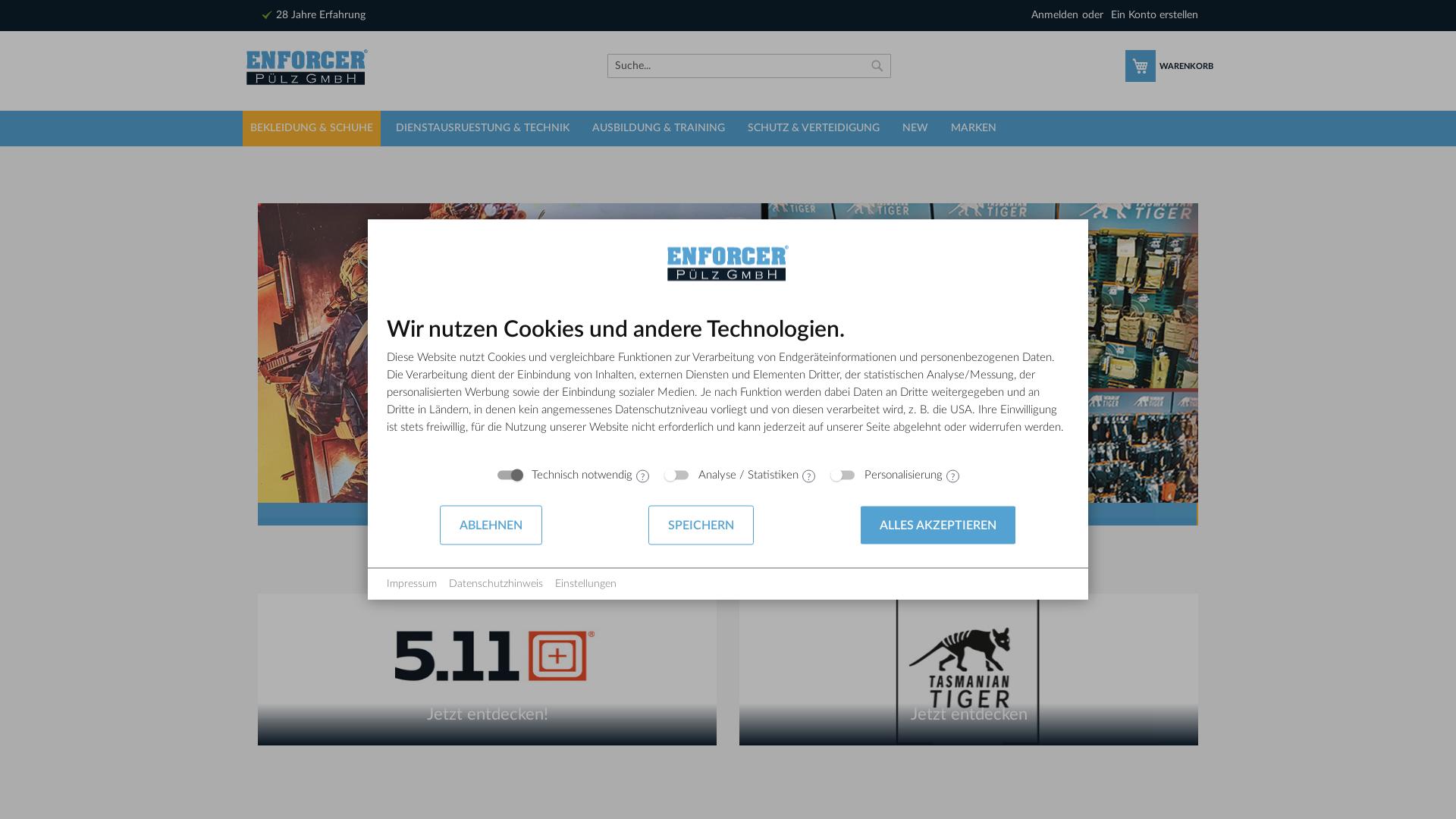 Website User Bewertung zu enforcer.de