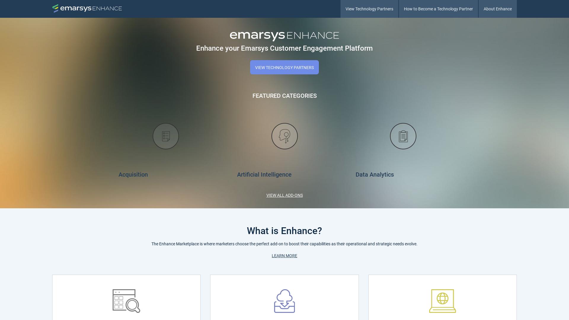 Website User Bewertung zu enhance.emarsys.com