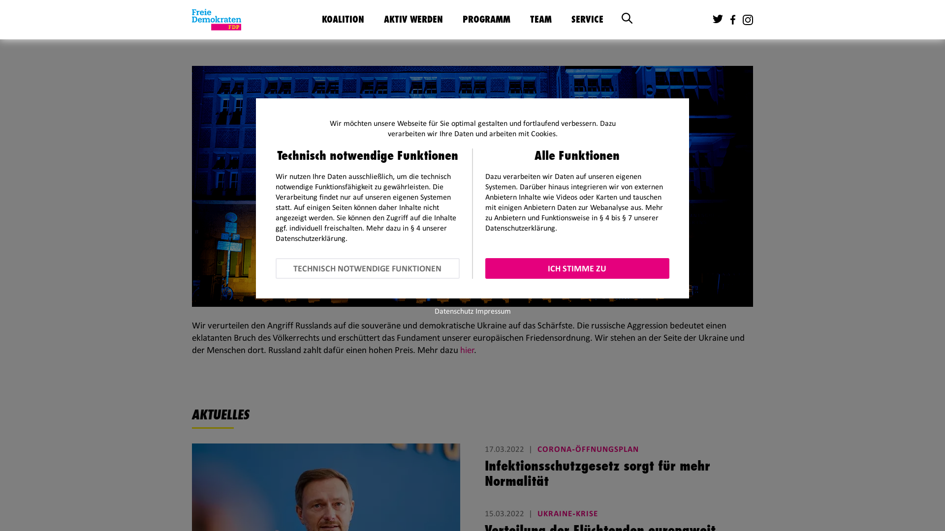 Website User Bewertung zu fdp.de