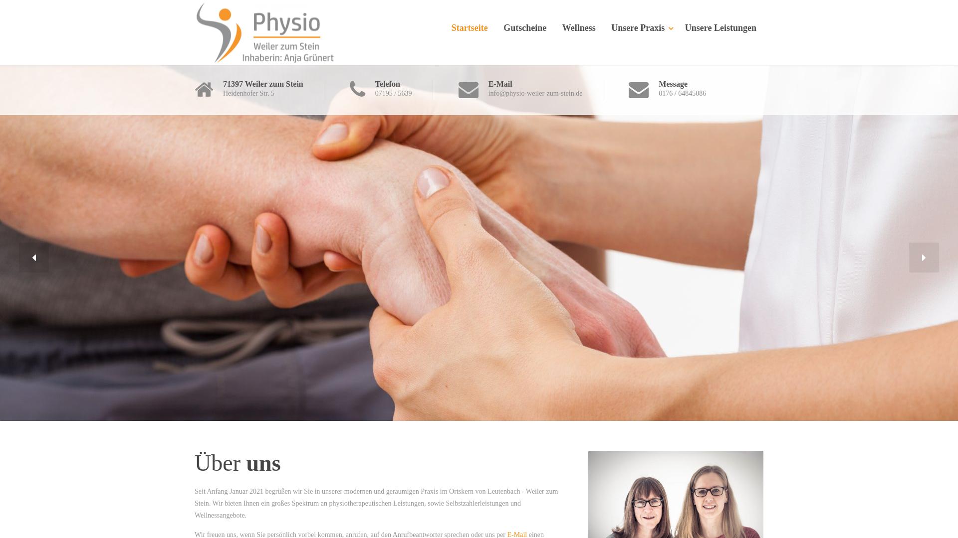 Website User Bewertung zu gruenert.physio