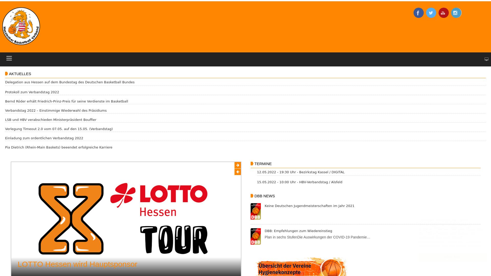 Website User Bewertung zu hbv-basketball.de