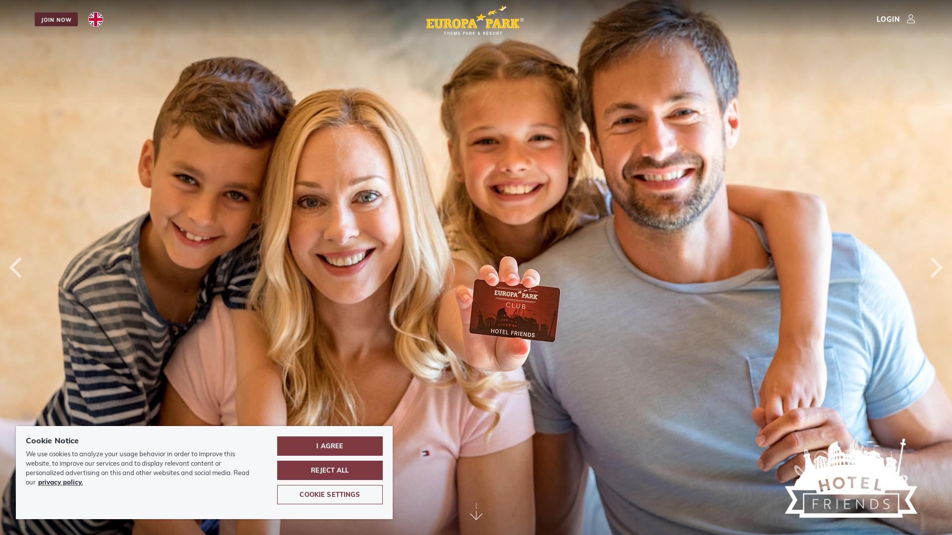 Website User Bewertung zu hotelfriends.europapark.de