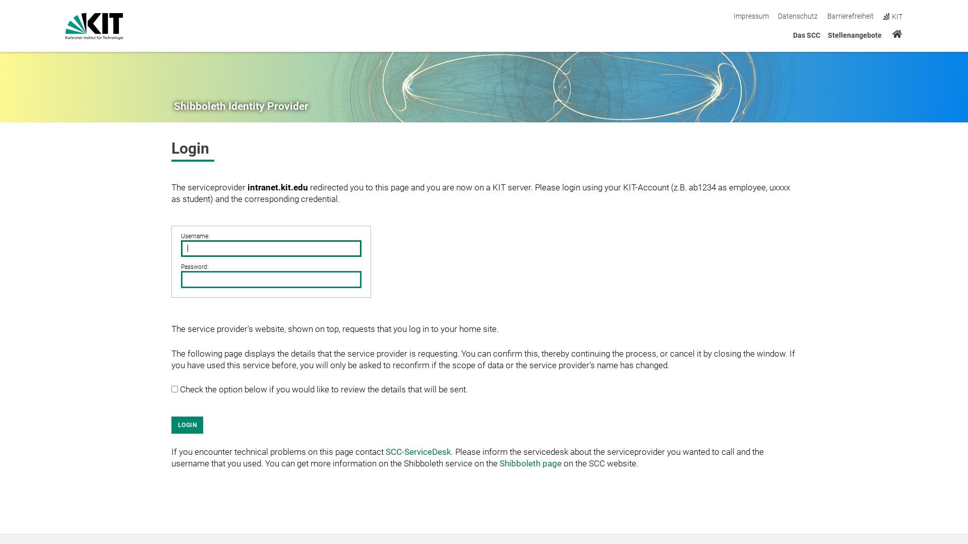 Website User Bewertung zu intranet.kit.edu