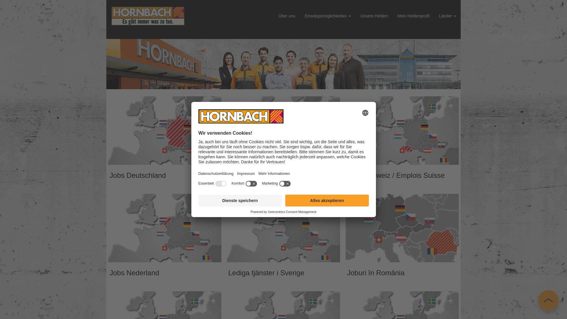 Website User Bewertung zu jobs.hornbach.com