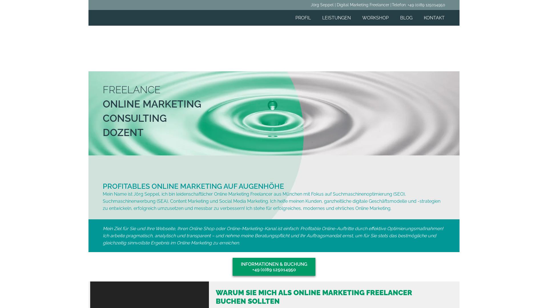 Website User Bewertung zu joerg-seppel.de