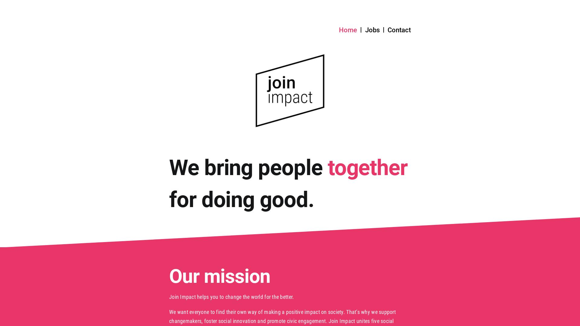 Website User Bewertung zu join-impact.org