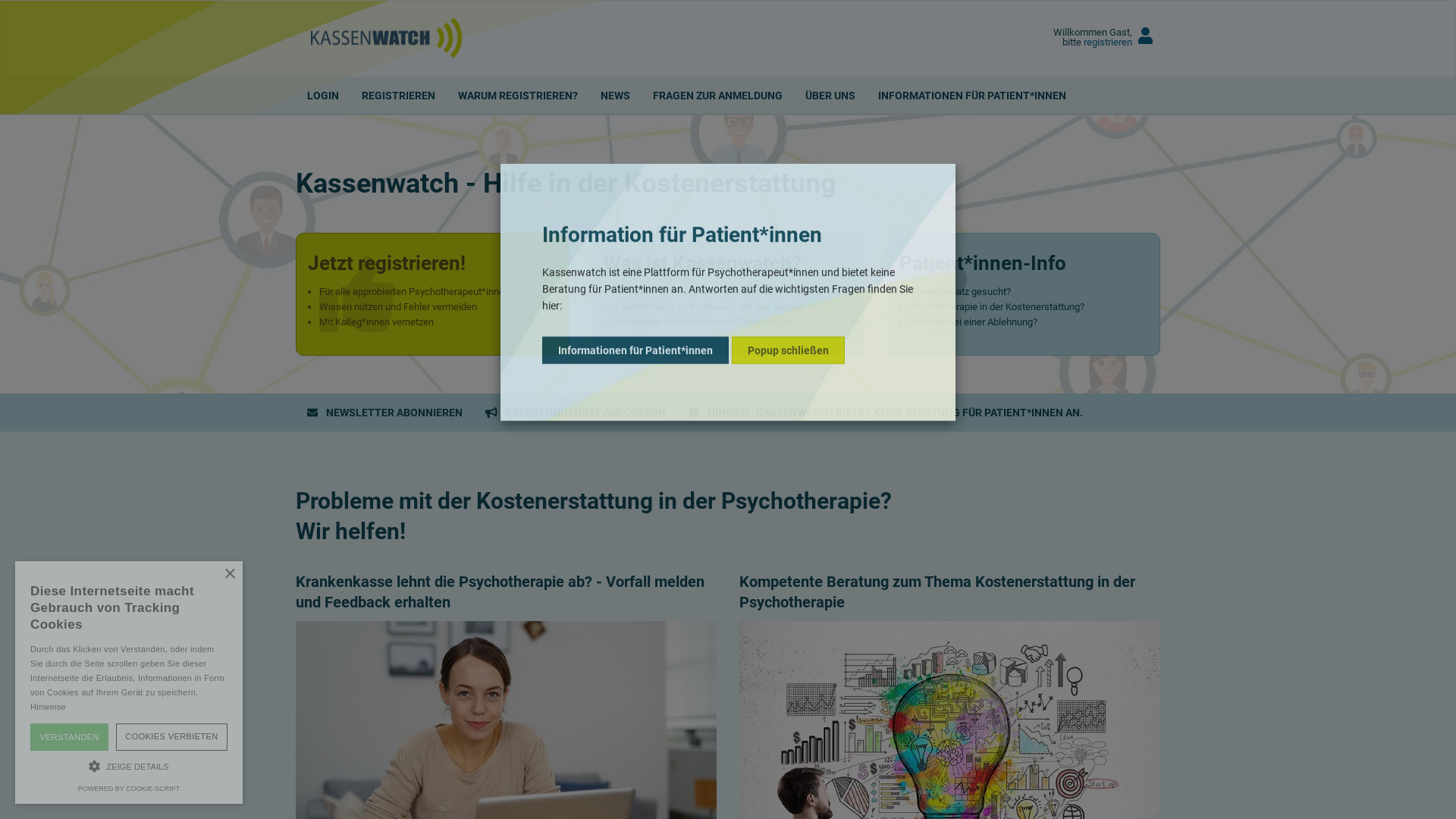 Website User Bewertung zu kassenwatch.de