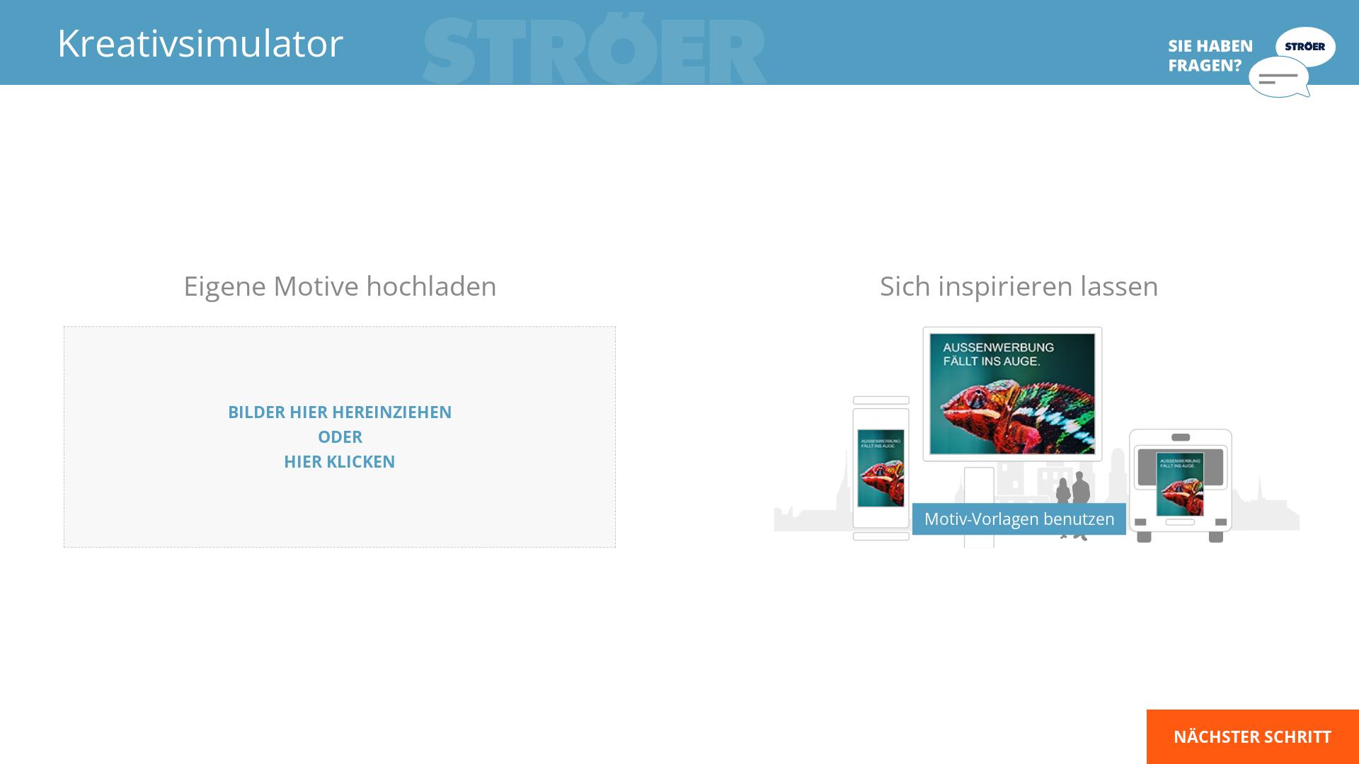 Website User Bewertung zu kreativsimulator.tools.stroeer.de