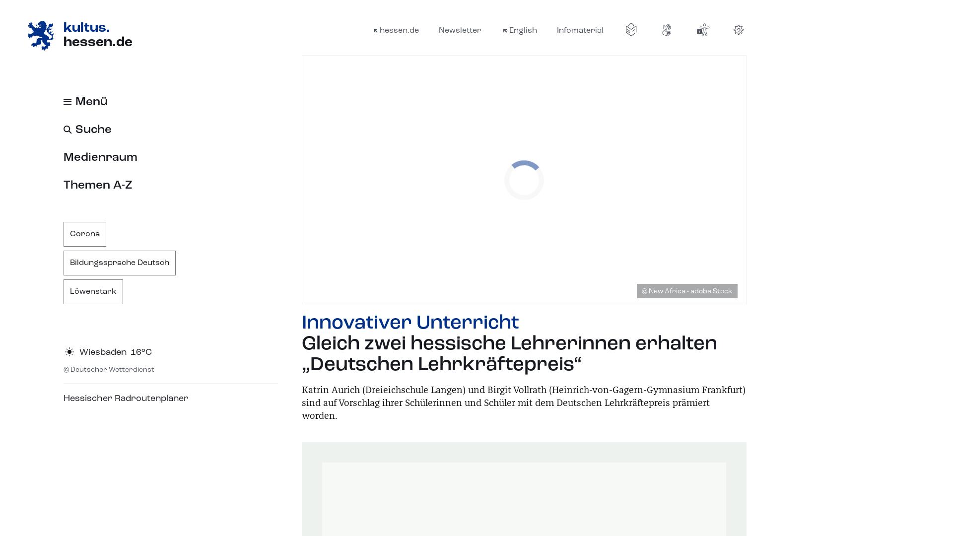 Website User Bewertung zu kultusministerium.hessen.de