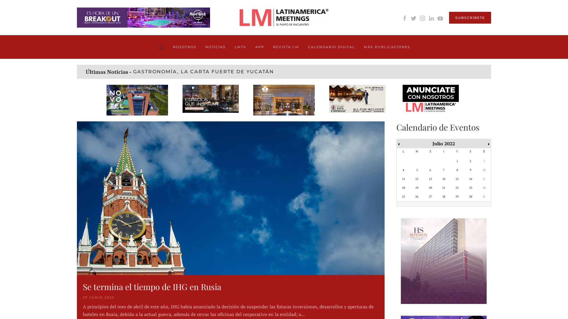 Website User Bewertung zu latammeetings.com