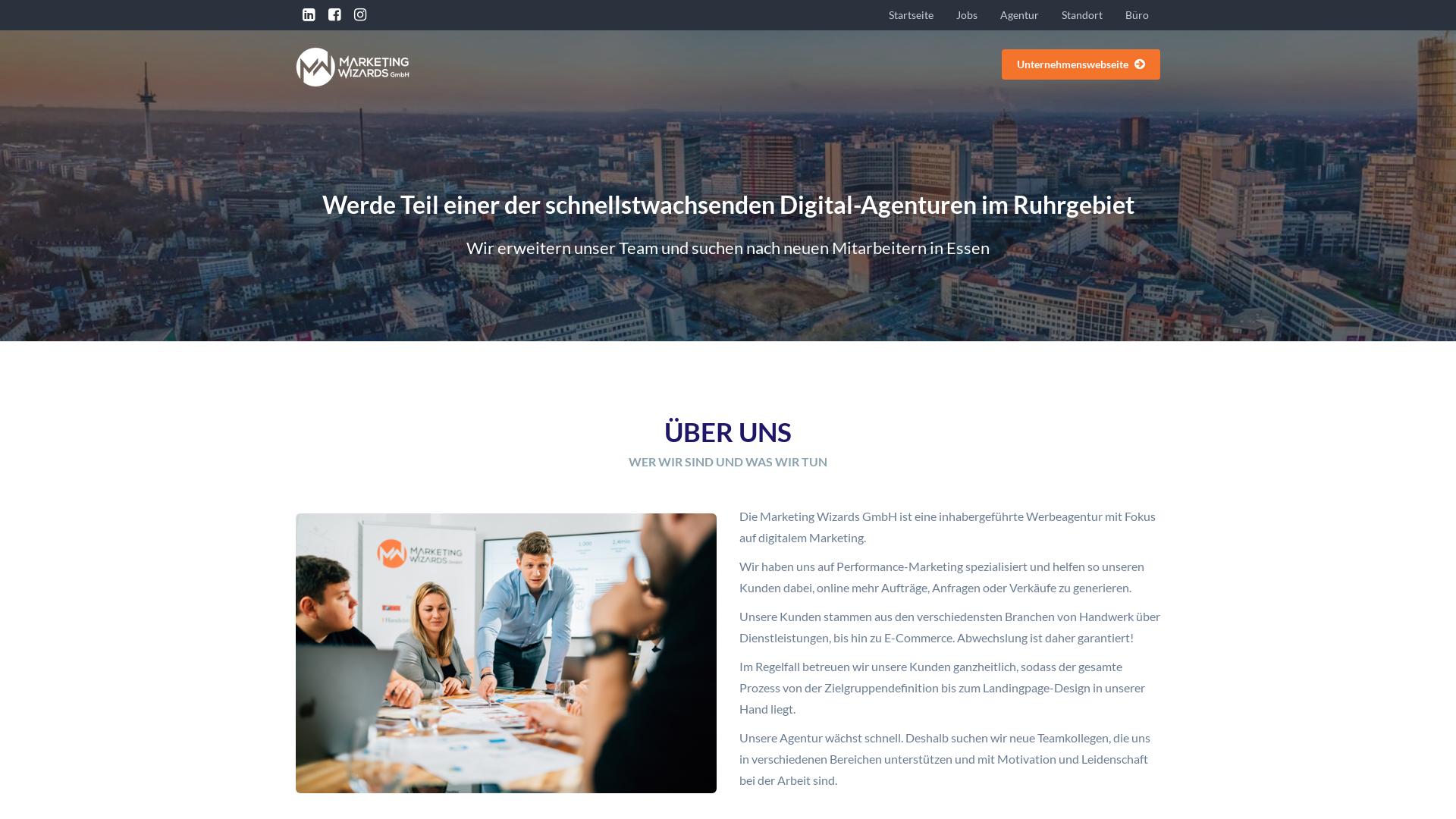 Website User Bewertung zu marketingwizards.recruitee.com
