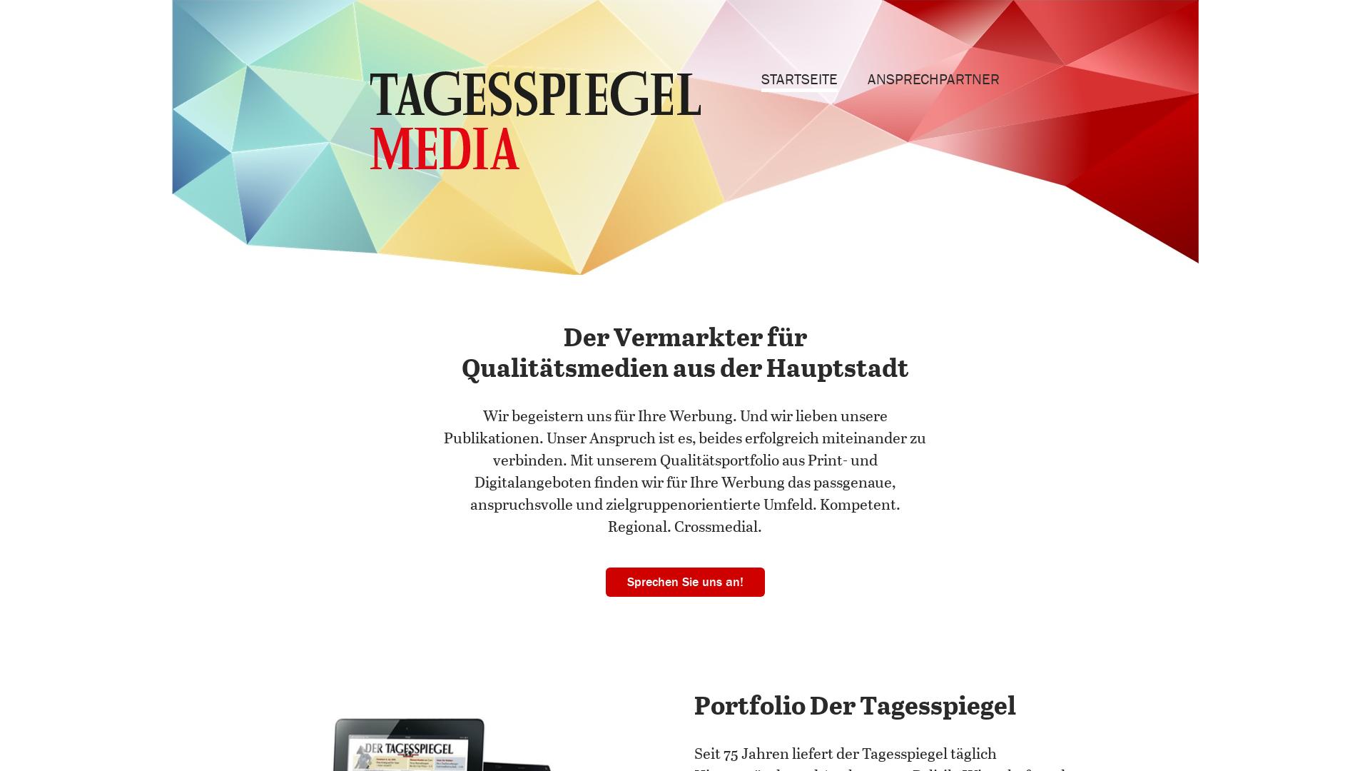 Website User Bewertung zu media.tagesspiegel.de