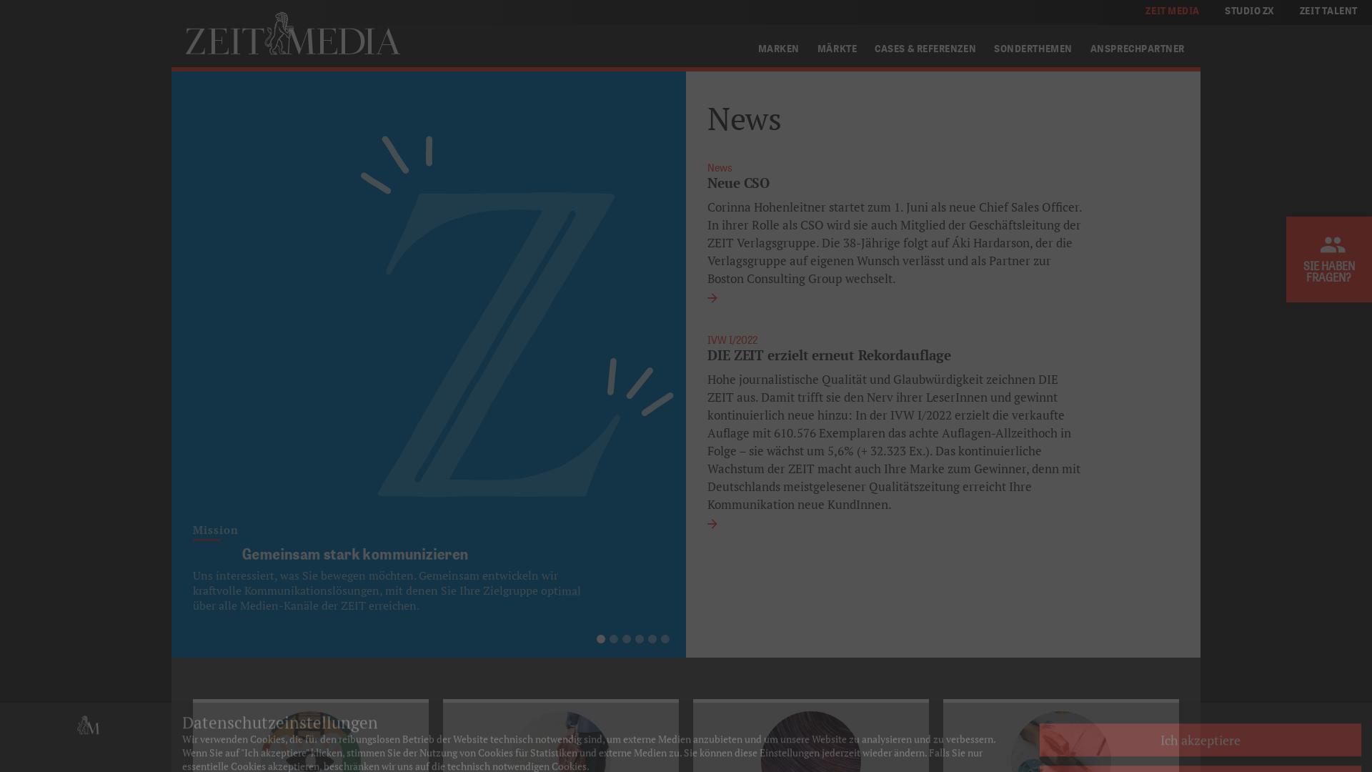 Website User Bewertung zu media.zeit.de