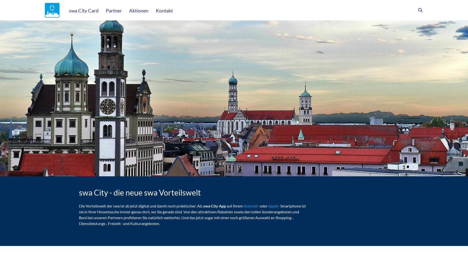 Website User Bewertung zu meine.swa-city.de
