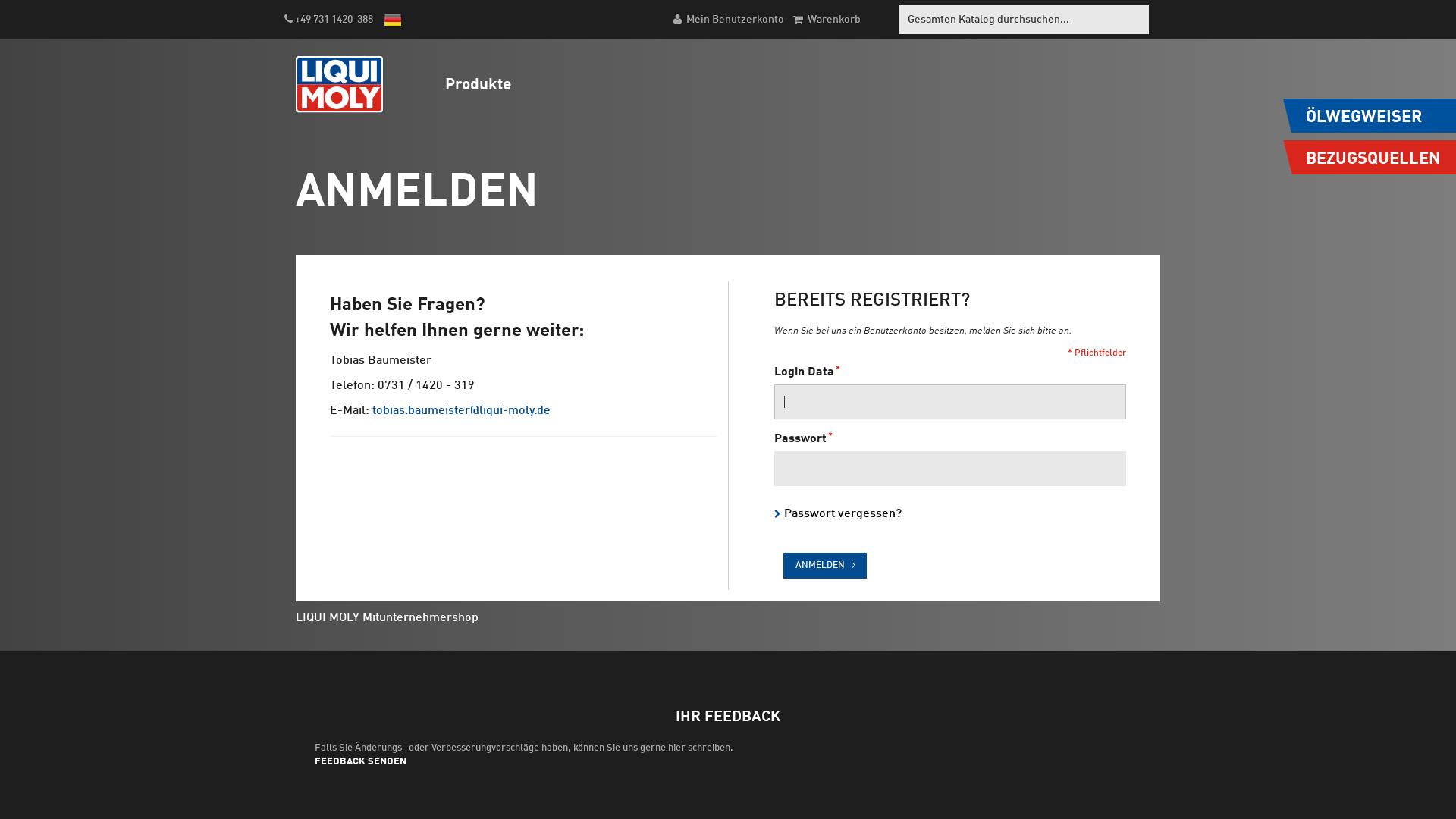 Website User Bewertung zu mitarbeiter.liqui-moly.de