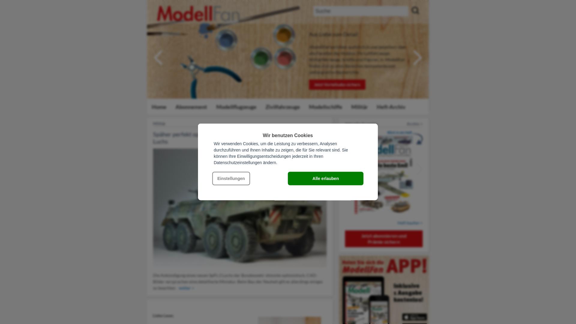 Website User Bewertung zu modellfan.de