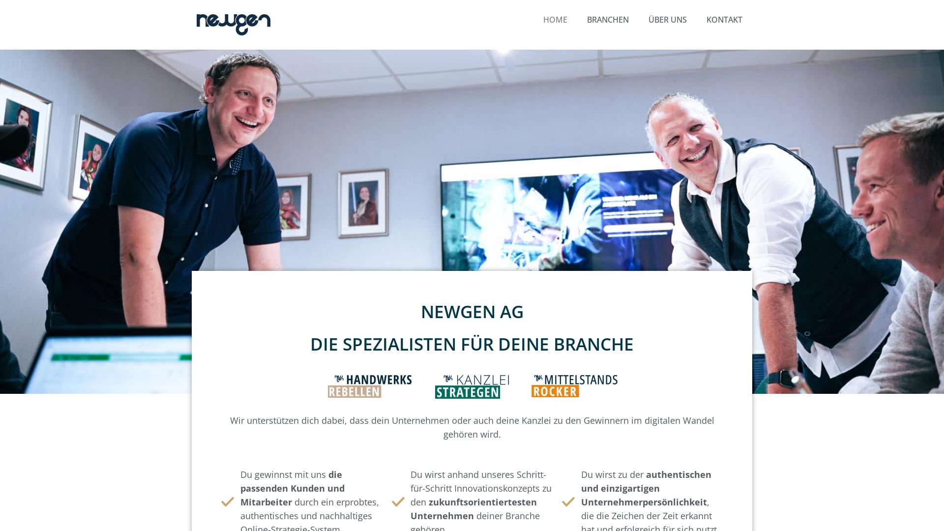 Website User Bewertung zu newgen.tax