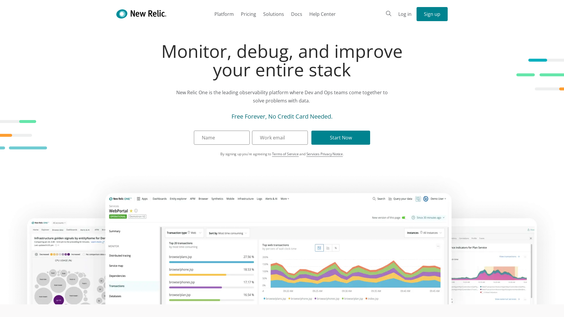 Website User Bewertung zu newrelic.com