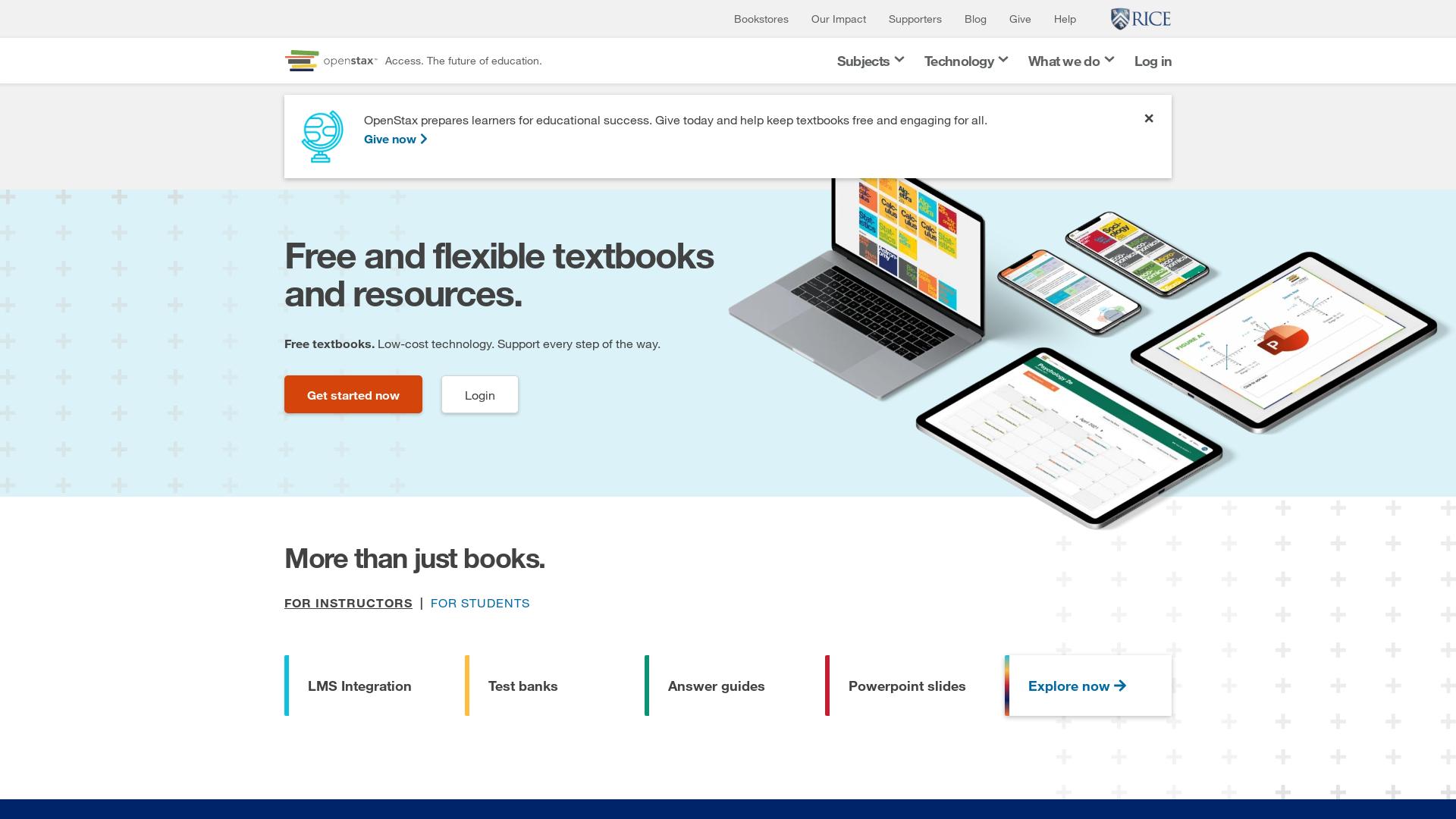 Website User Bewertung zu openstax.org