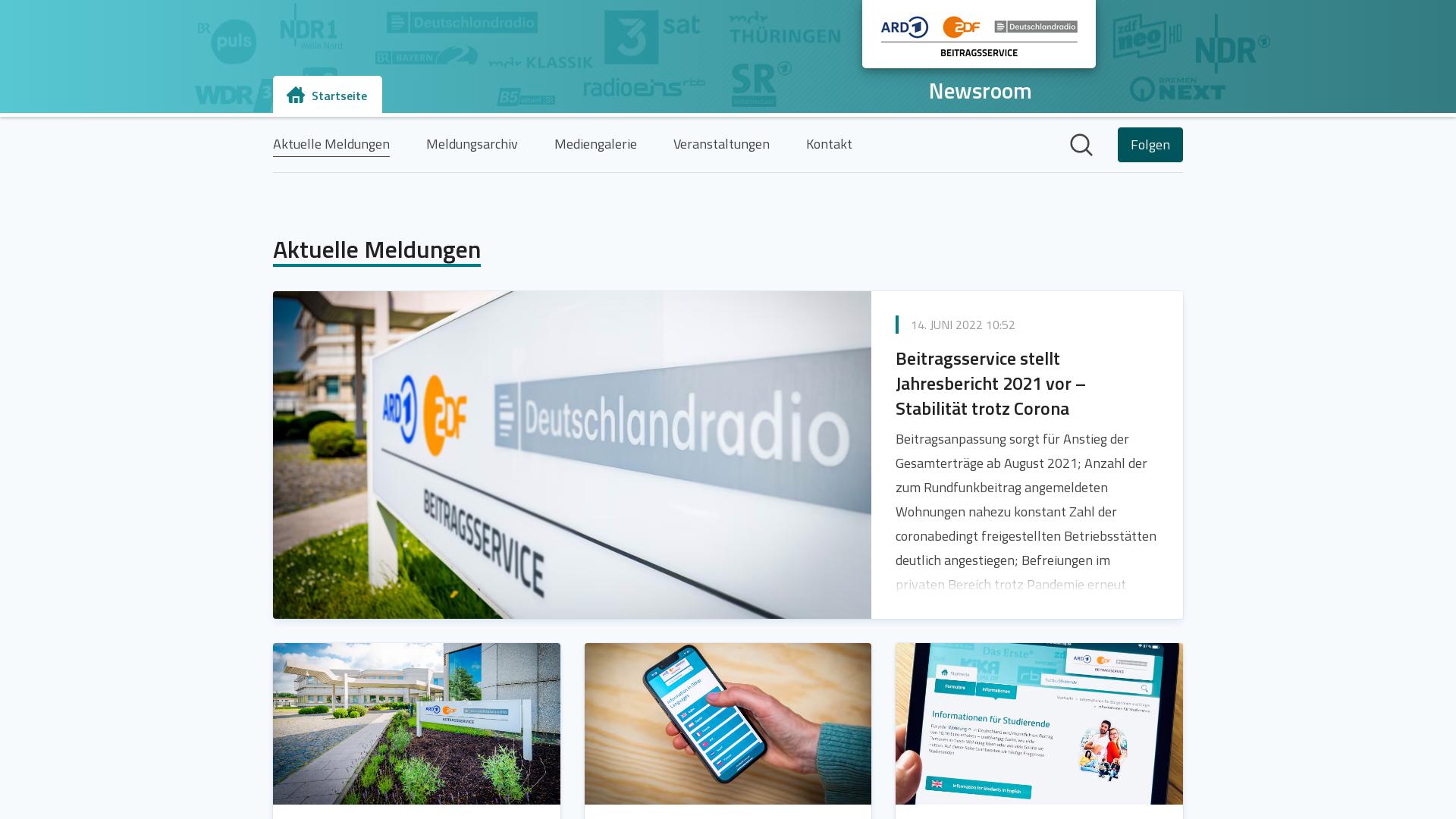 Website User Bewertung zu presse.rundfunkbeitrag.de