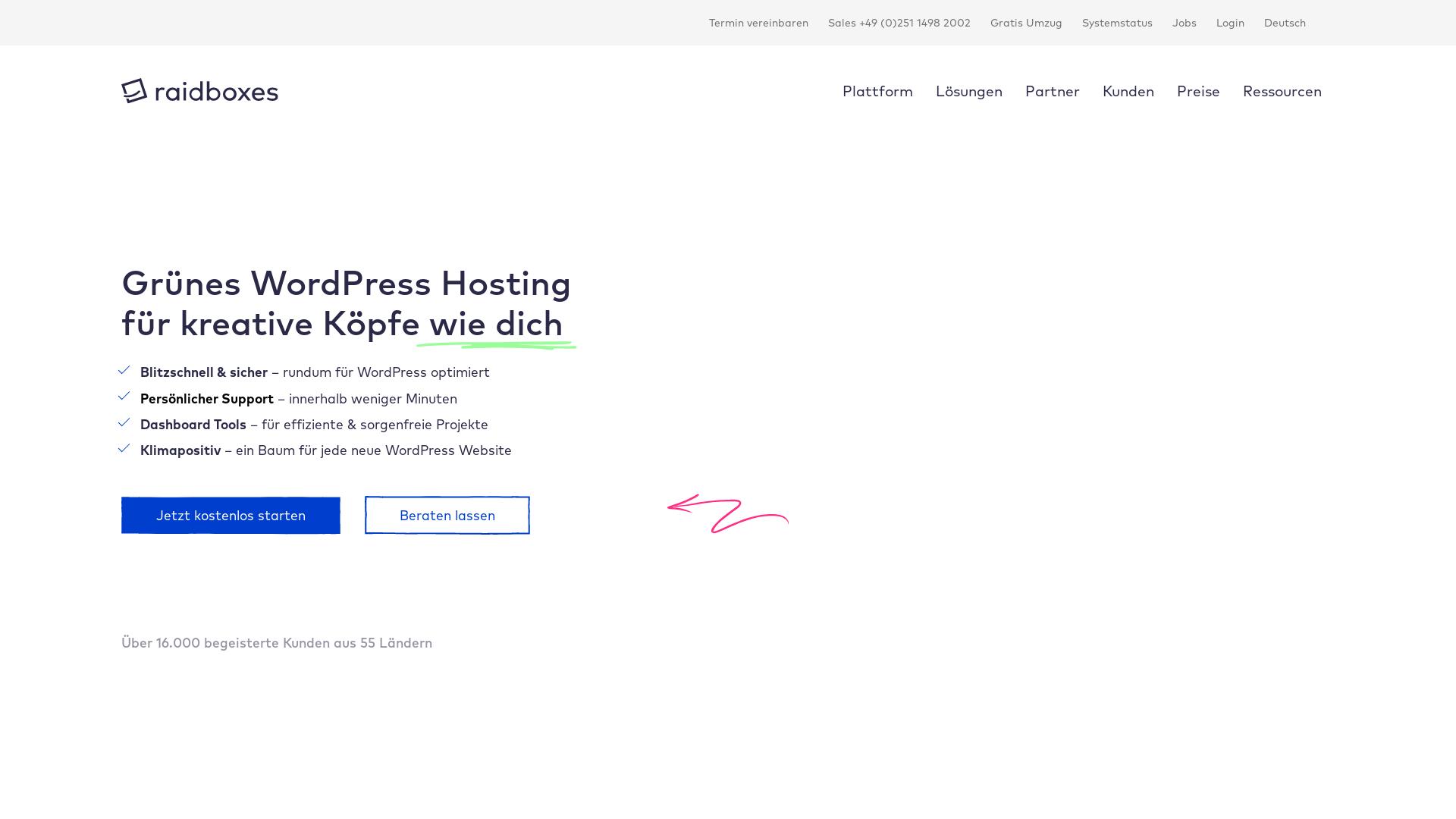 Website User Bewertung zu raidboxes.io