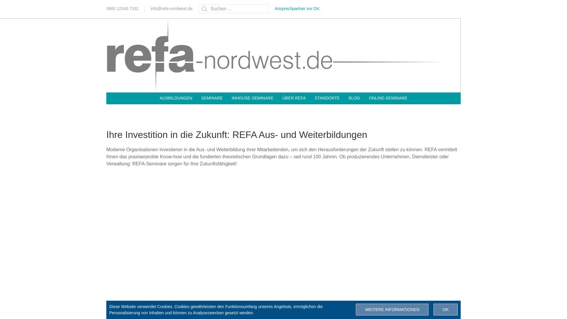 Website User Bewertung zu refa-nordwest.de